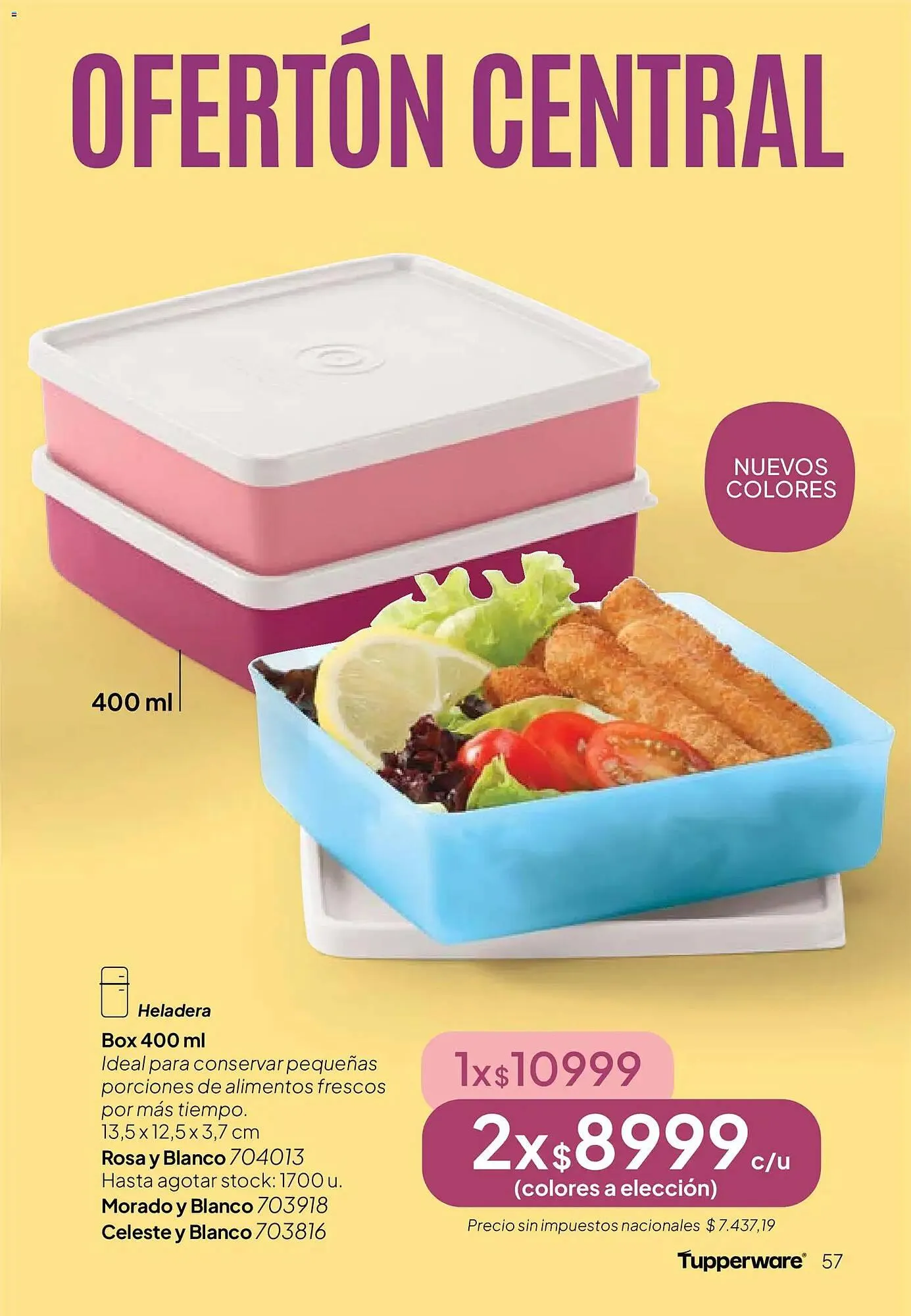 Ofertas de Folleto Tupperware 24 de noviembre al 31 de diciembre 2025 - Página 58 del catálogo