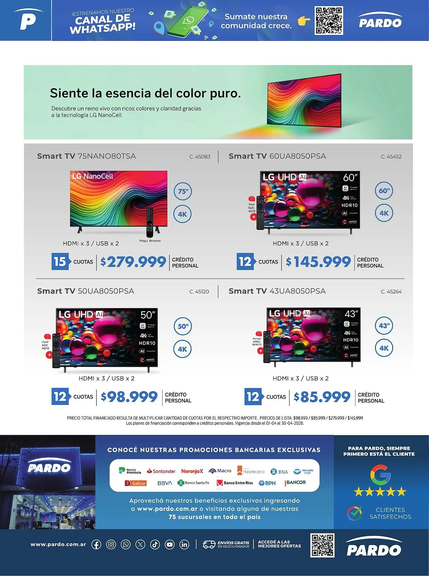 Ofertas de Catálogo Pardo Hogar 7 de abril al 30 de abril 2026 - Página 16 del catálogo