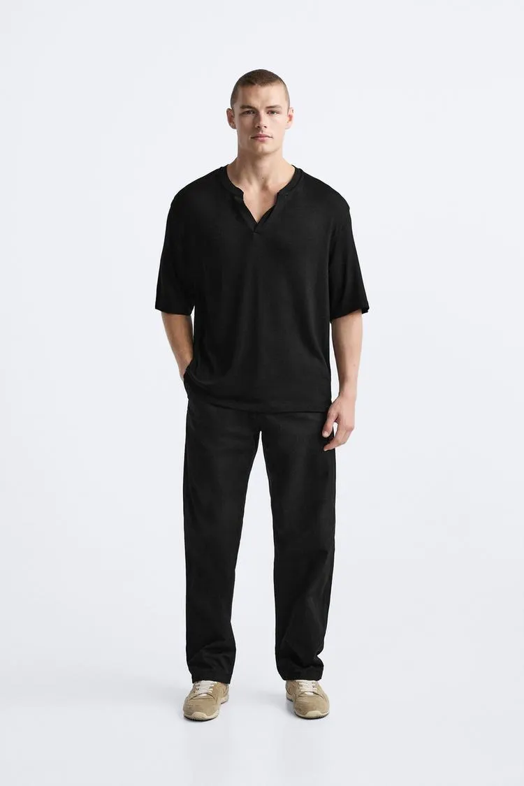 CAMISETA CUELLO BOTONES