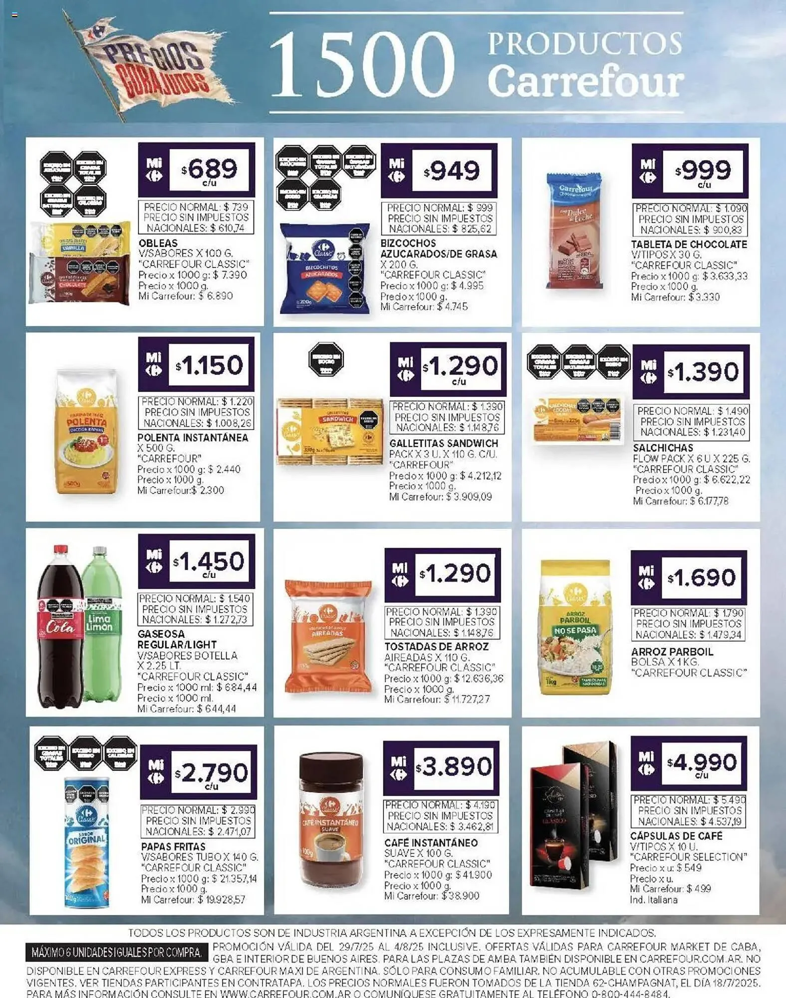 Ofertas de Catálogo Carrefour Market 29 de julio al 5 de agosto 2025 - Página 9 del catálogo