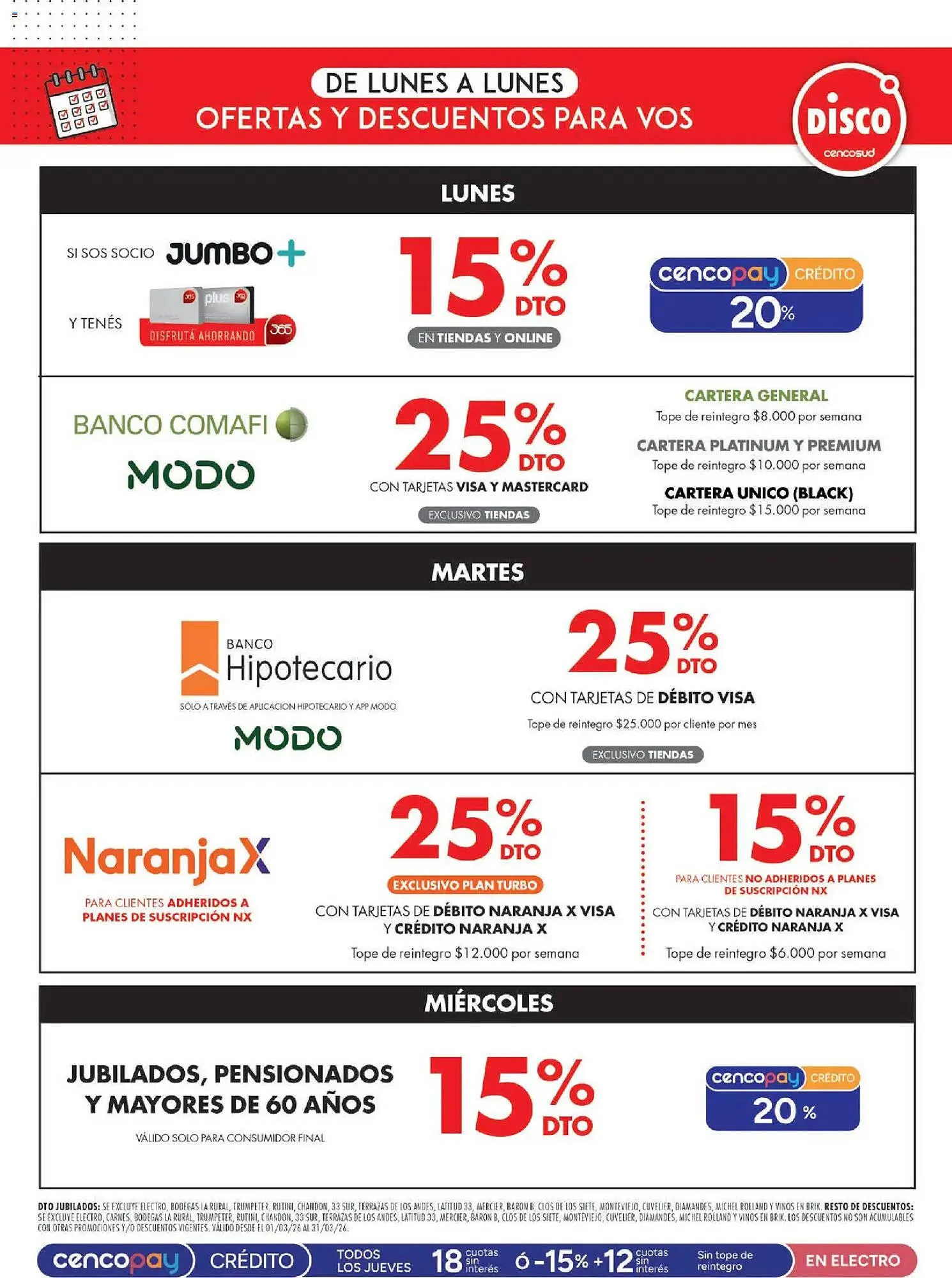 Ofertas de Folleto Disco 13 de marzo al 16 de marzo 2026 - Página 10 del catálogo