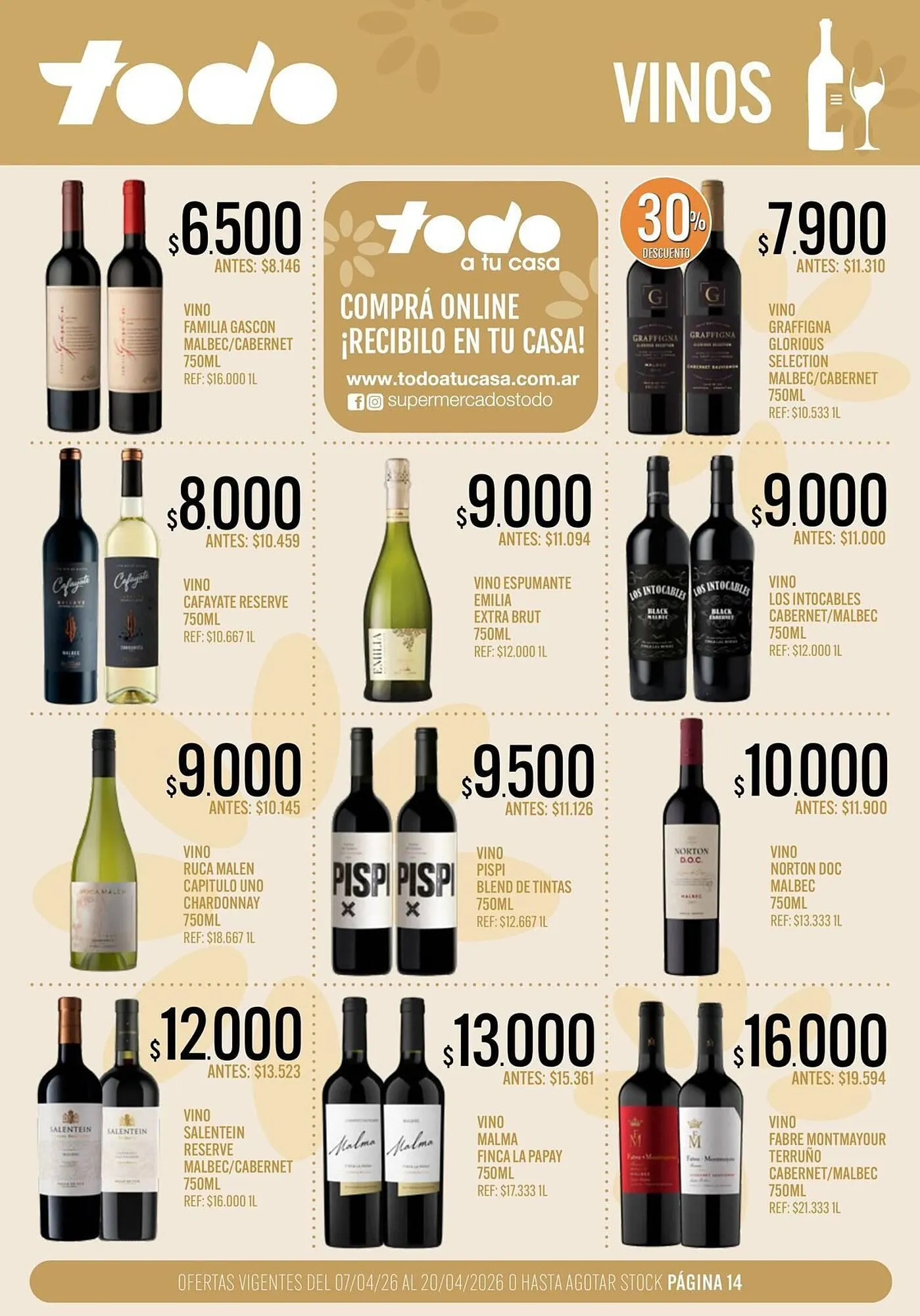 Ofertas de Catálogo Supermercados Todo 7 de abril al 20 de abril 2026 - Página 14 del catálogo