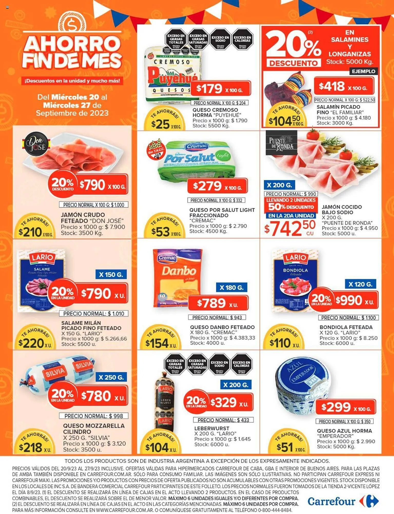 Ofertas de Catálogo Carrefour 20 de septiembre al 27 de septiembre 2023 - Página 4 del catálogo