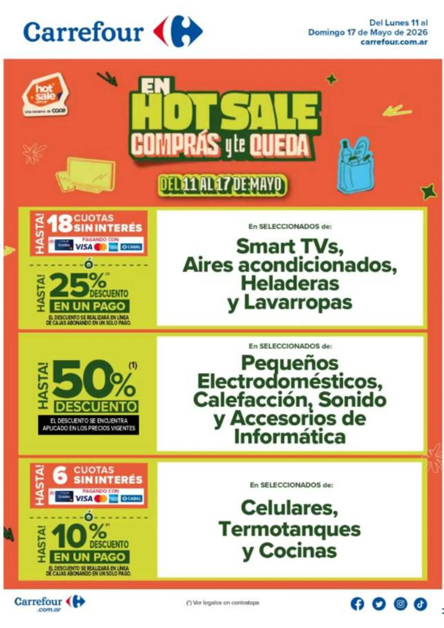 Ofertas de Folleto Carrefour Maxi 11 de mayo al 18 de mayo 2026 - Página 1 del catálogo