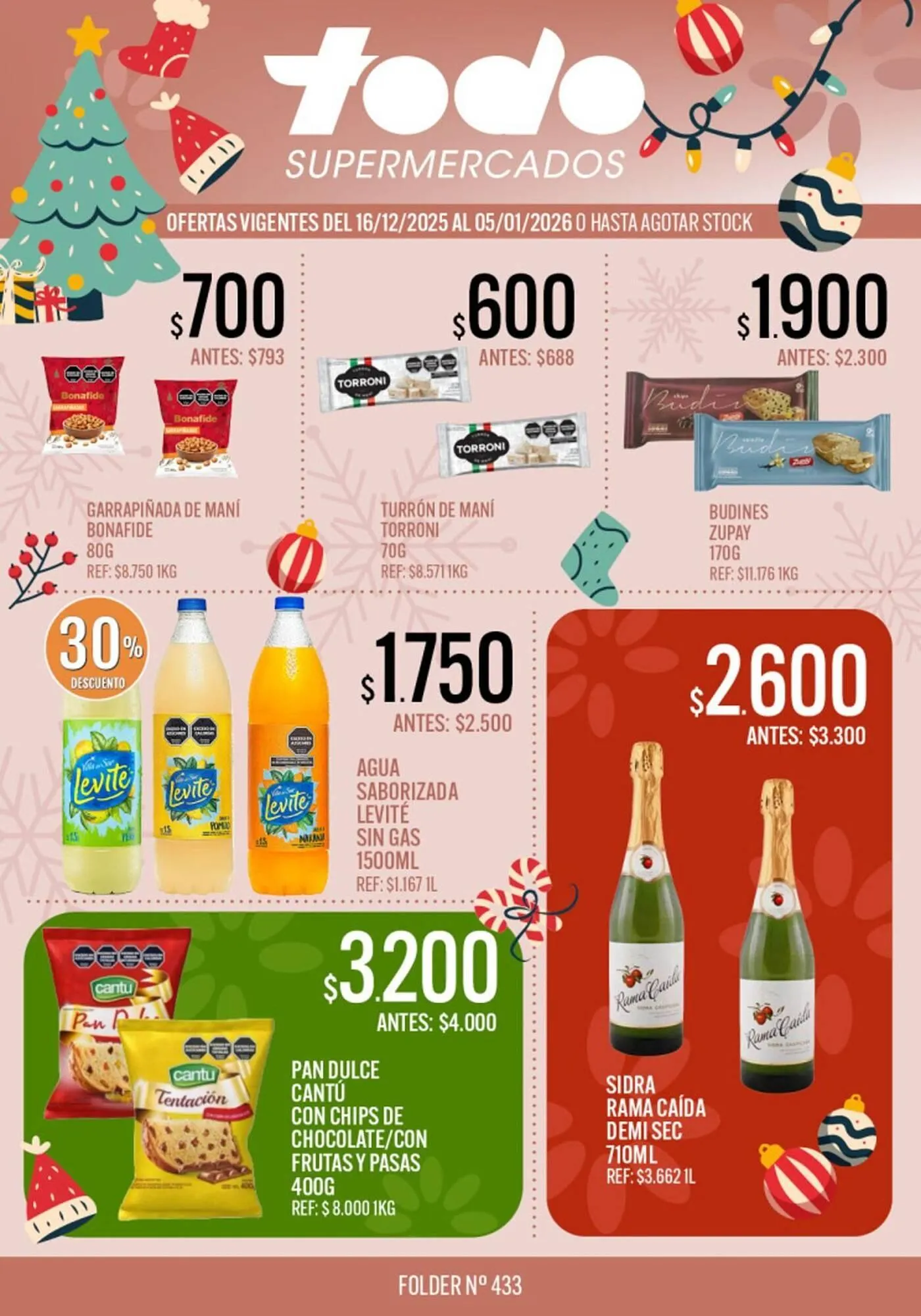 Ofertas de Catálogo Supermercados Todo 16 de diciembre al 5 de enero 2026 - Página 1 del catálogo