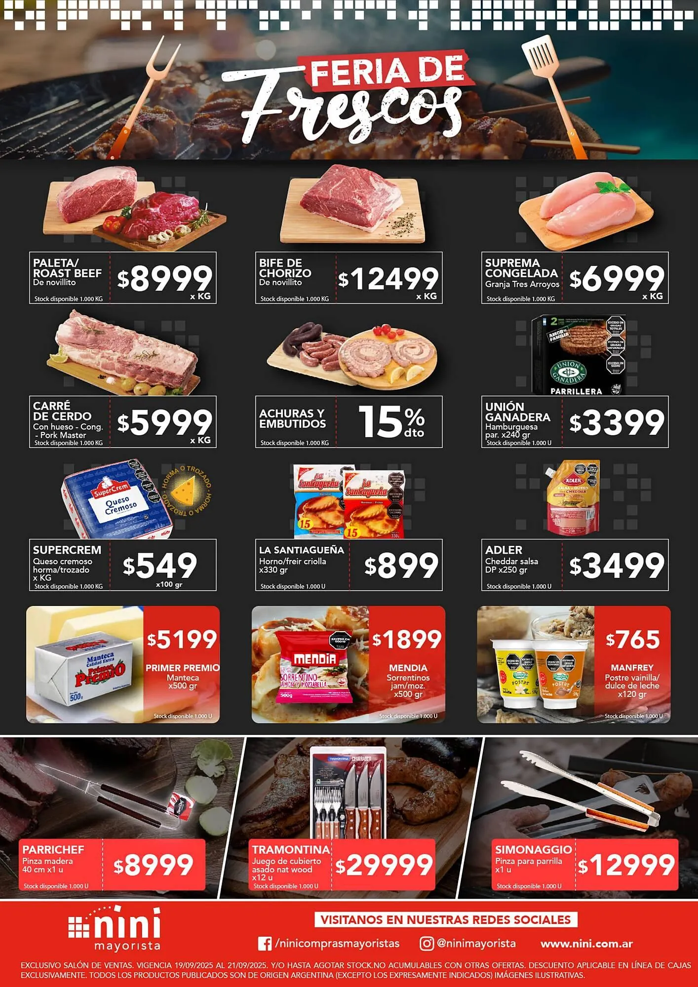 Ofertas de Catálogo Nini Mayorista 19 de septiembre al 21 de septiembre 2025 - Página 1 del catálogo