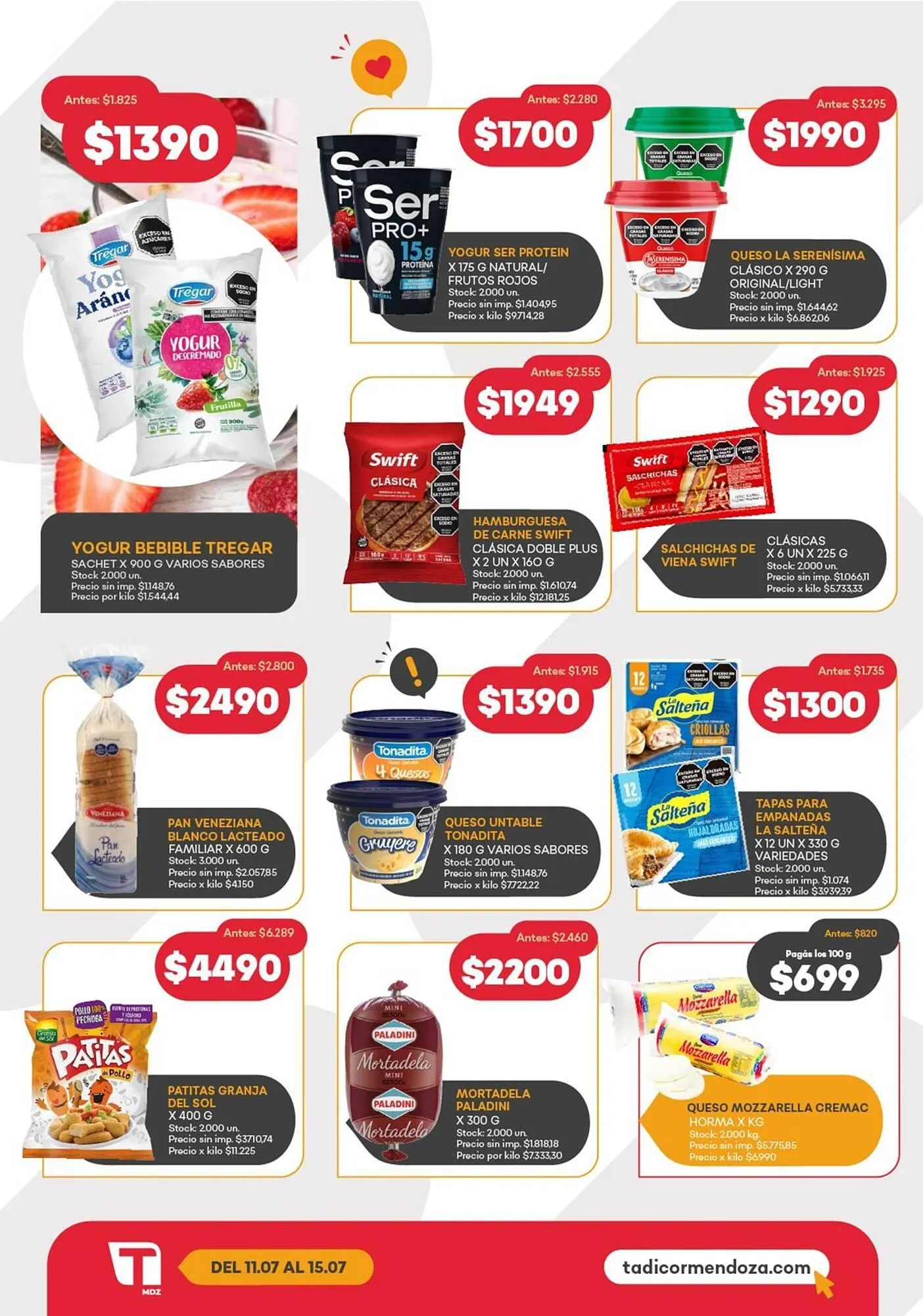 Ofertas de Catálogo Supermercados Tadicor 11 de julio al 15 de julio 2025 - Página 4 del catálogo