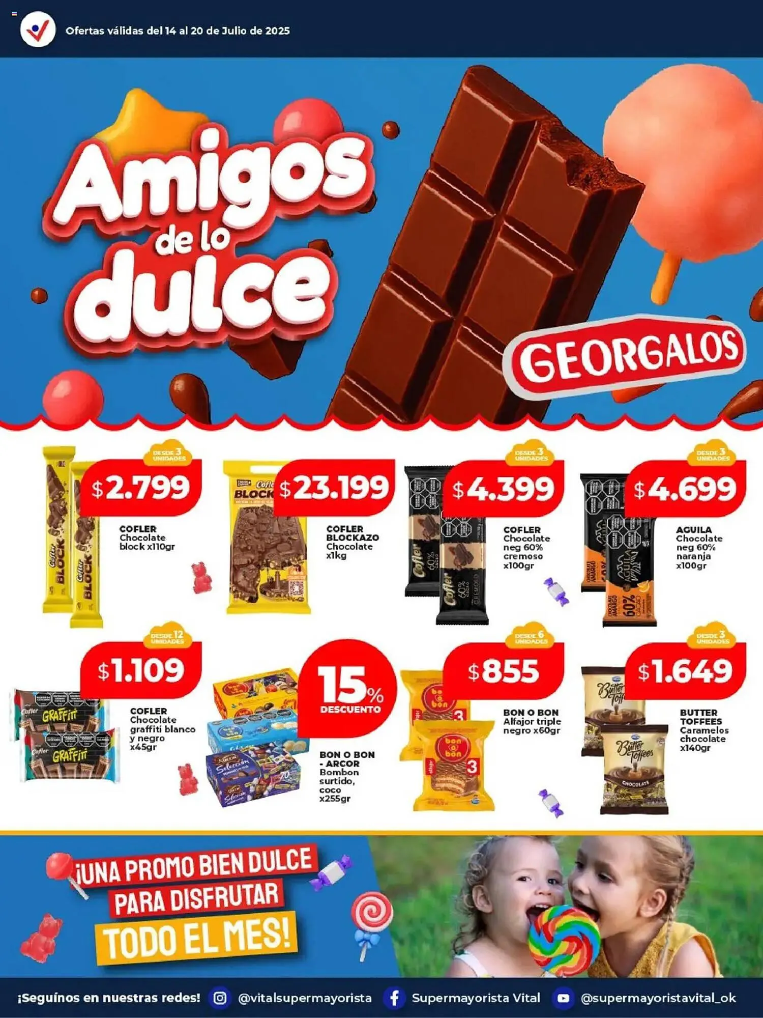 Ofertas de Catálogo Supermayorista Vital 14 de julio al 21 de julio 2025 - Página 1 del catálogo