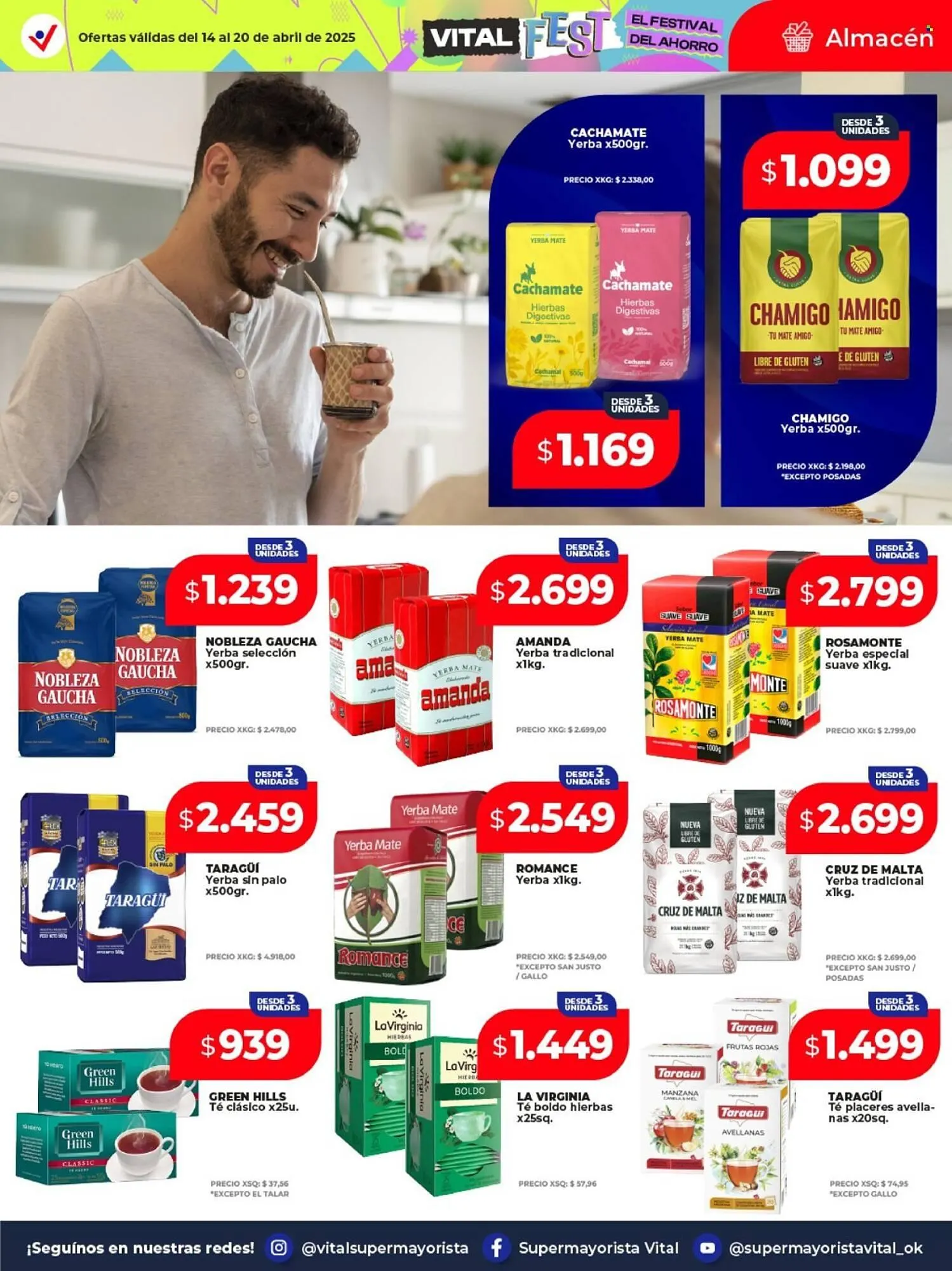 Ofertas de Catálogo Supermayorista Vital 14 de abril al 20 de abril 2025 - Página 18 del catálogo