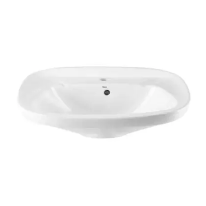 Lavamanos 1 agujero Italiana Capea 540 loza sanitaria blanco