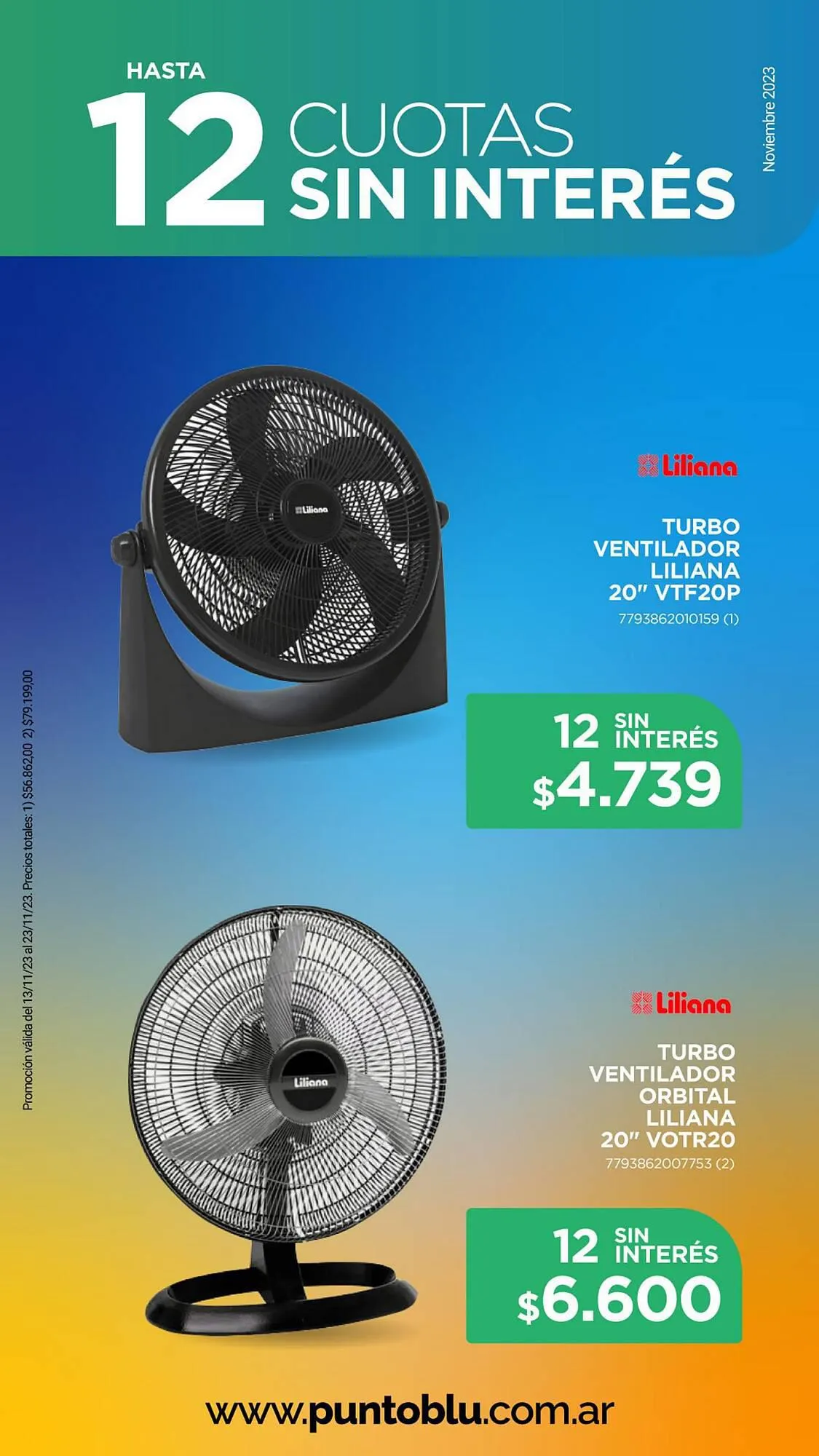 Ofertas de Catálogo Punto Blu 17 de noviembre al 23 de noviembre 2023 - Página 12 del catálogo