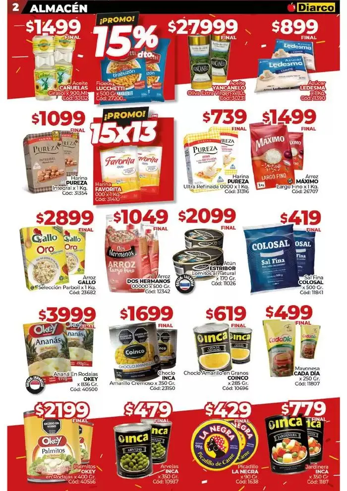 Ofertas de Diarco Ofertas Interior 1 30 de septiembre al 6 de octubre 2024 - Página 2 del catálogo