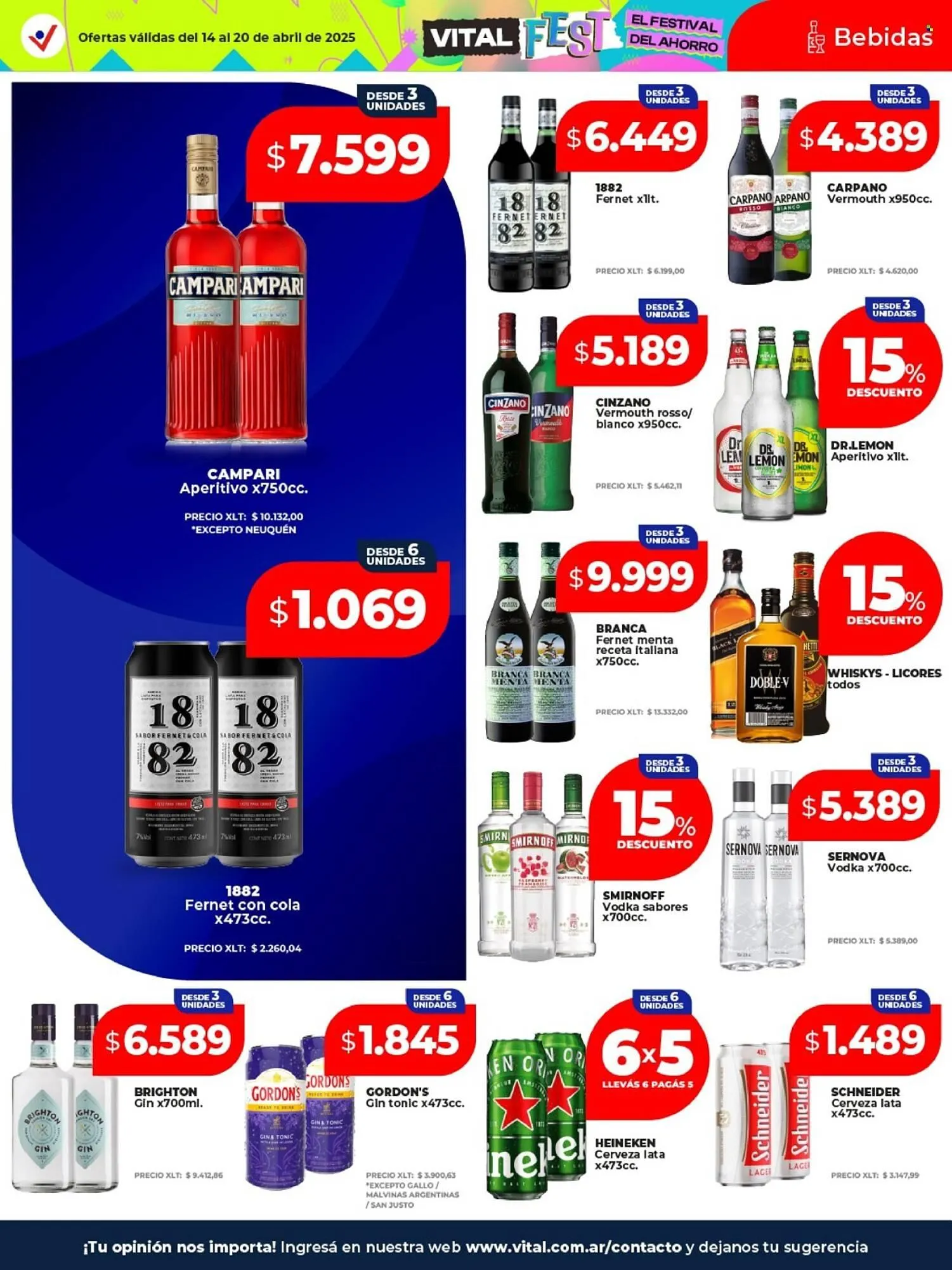 Ofertas de Catálogo Supermayorista Vital 14 de abril al 20 de abril 2025 - Página 13 del catálogo