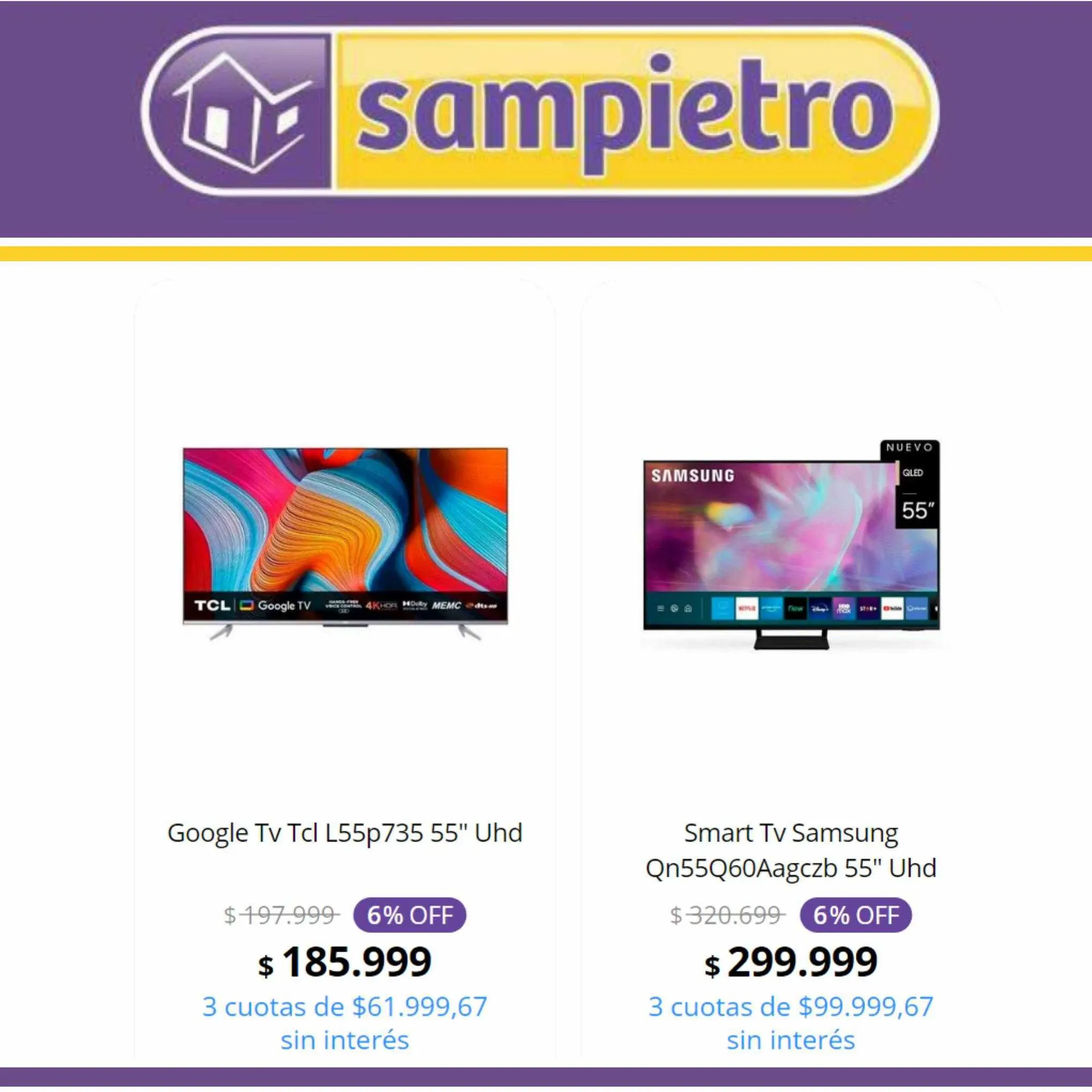 Ofertas de Catálogo Sampietro 1 de agosto al 28 de agosto 2023 - Página 3 del catálogo