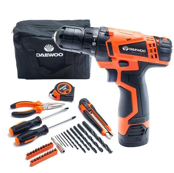 TALADRO INALAMBRICO DAEWOO DACD1210CK