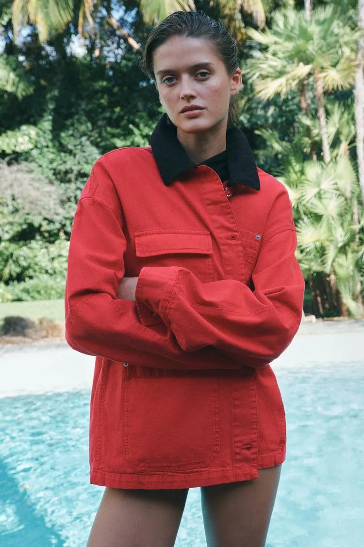 SOBRECAMISA CUELLO CONTRASTE ZW COLLECTION