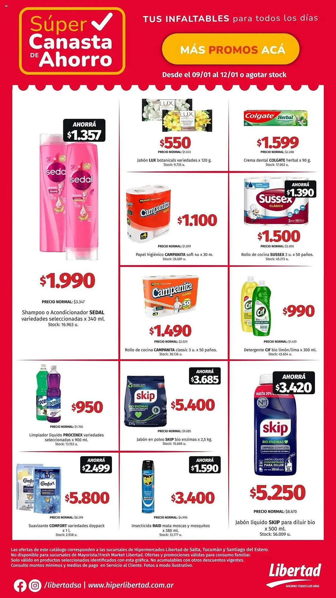 Ofertas de Catálogo Hipermercado Libertad 9 de enero al 12 de enero 2025 - Página 4 del catálogo