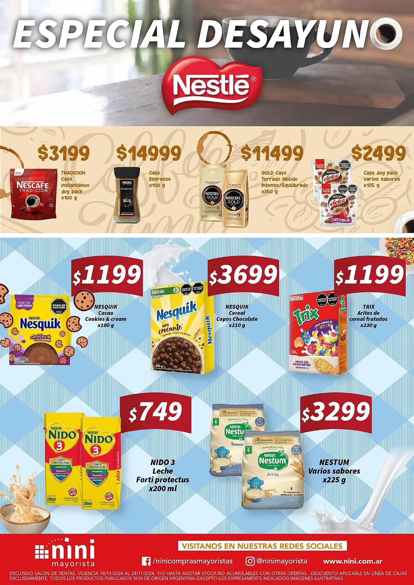 Ofertas de Catálogo Nini Mayorista 18 de noviembre al 24 de noviembre 2024 - Página 23 del catálogo