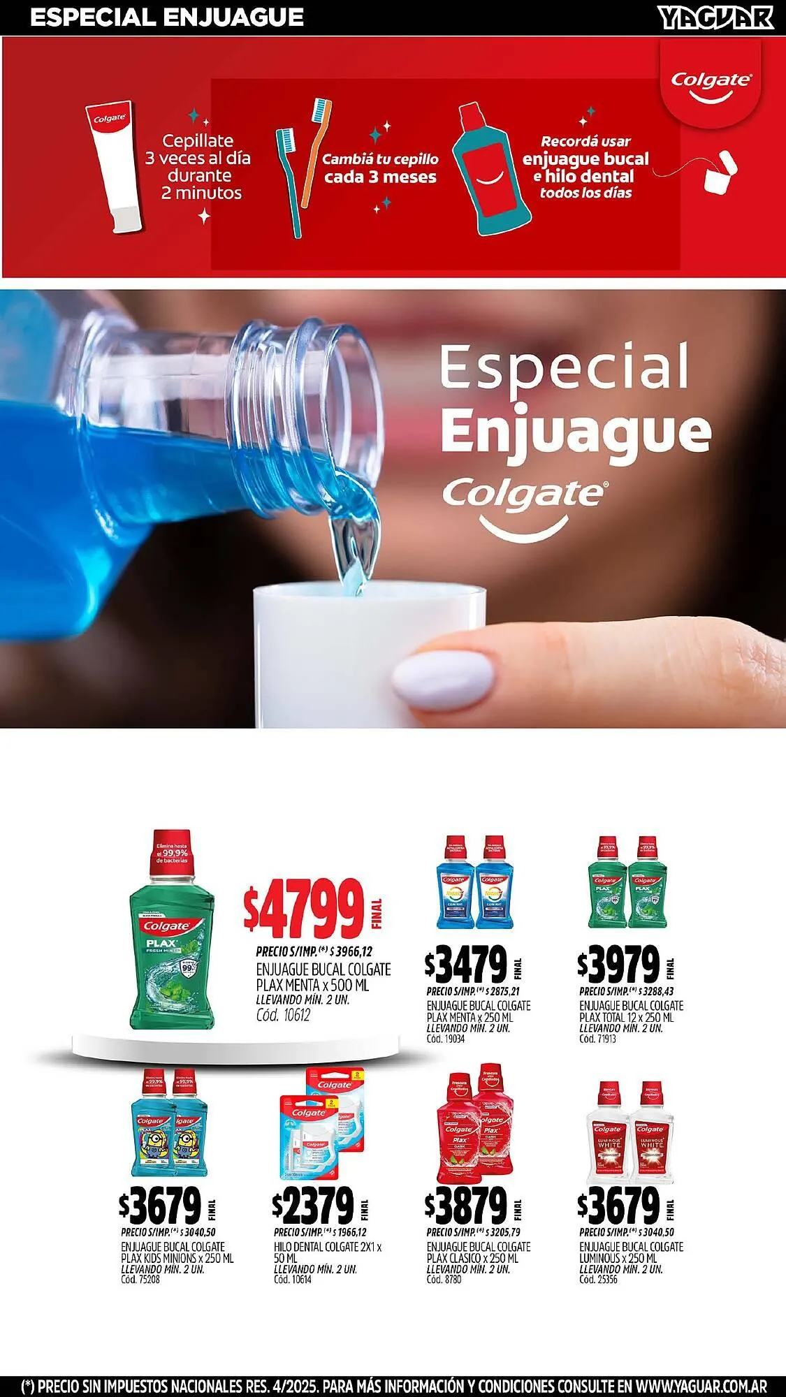 Ofertas de Catálogo Supermercados Yaguar 11 de agosto al 18 de agosto 2025 - Página 25 del catálogo