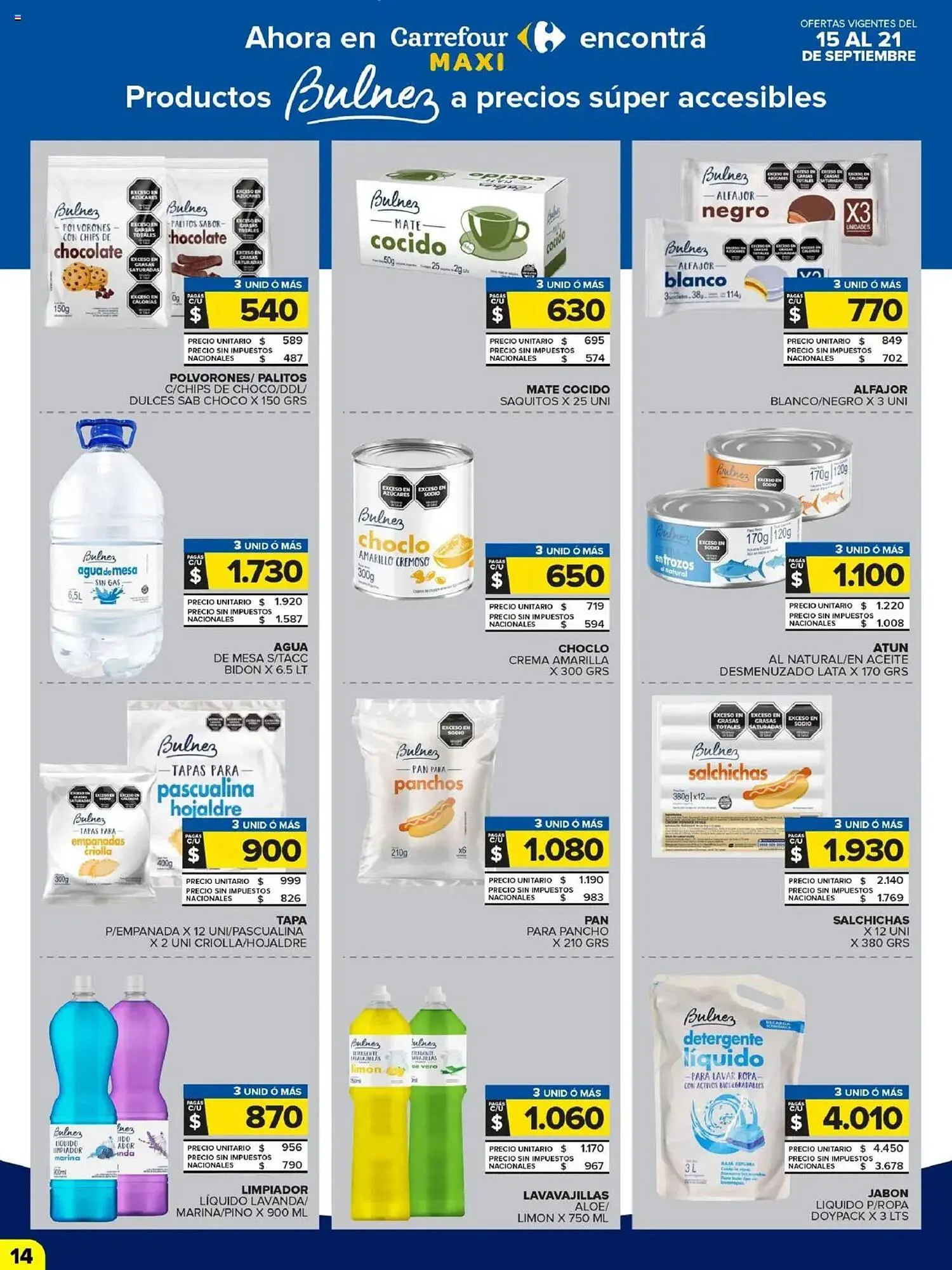 Ofertas de Folleto Carrefour Maxi 12 de septiembre al 22 de septiembre 2025 - Página 14 del catálogo
