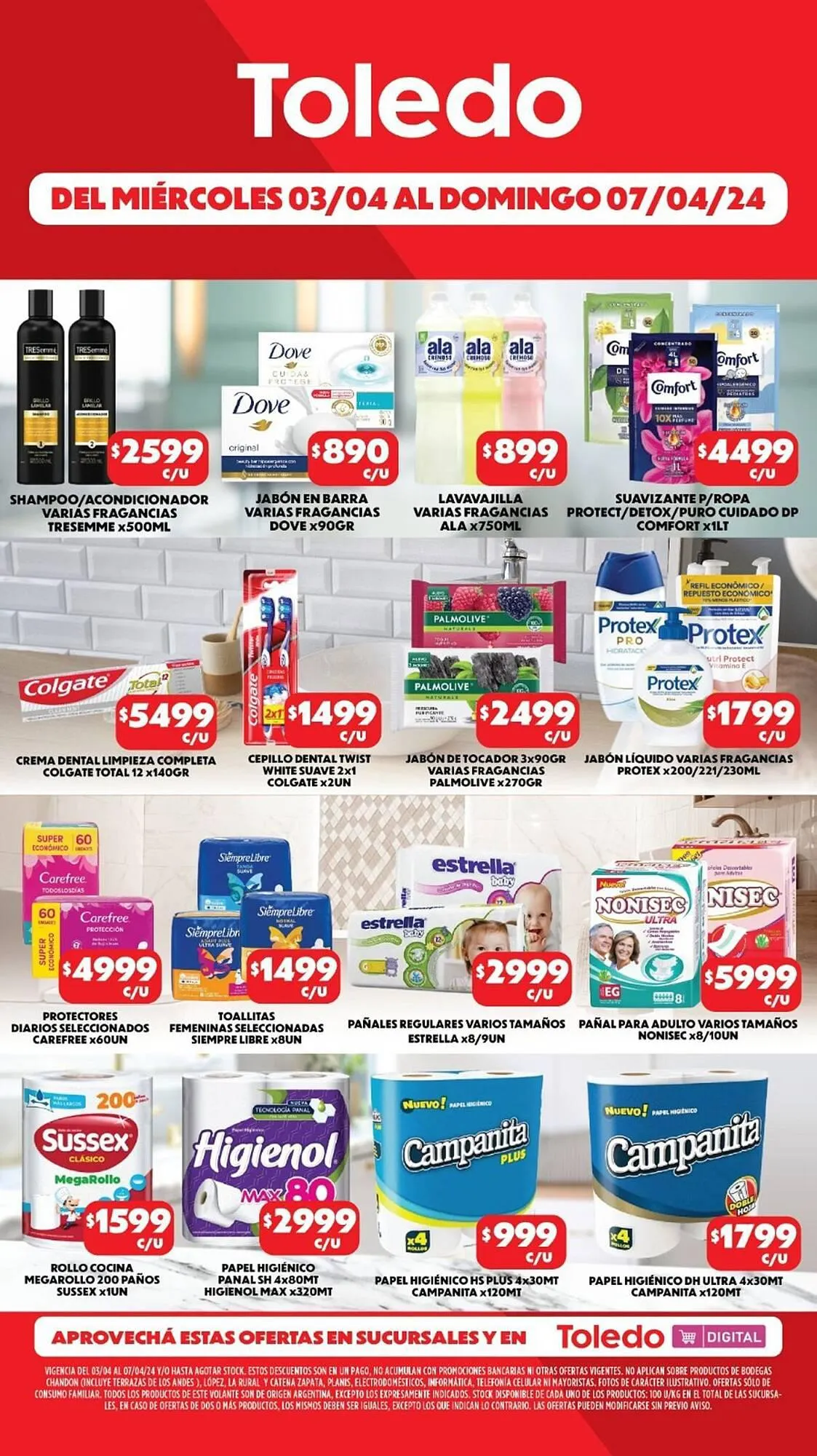Ofertas de Catálogo Supermercados Toledo 3 de abril al 7 de abril 2024 - Página 4 del catálogo