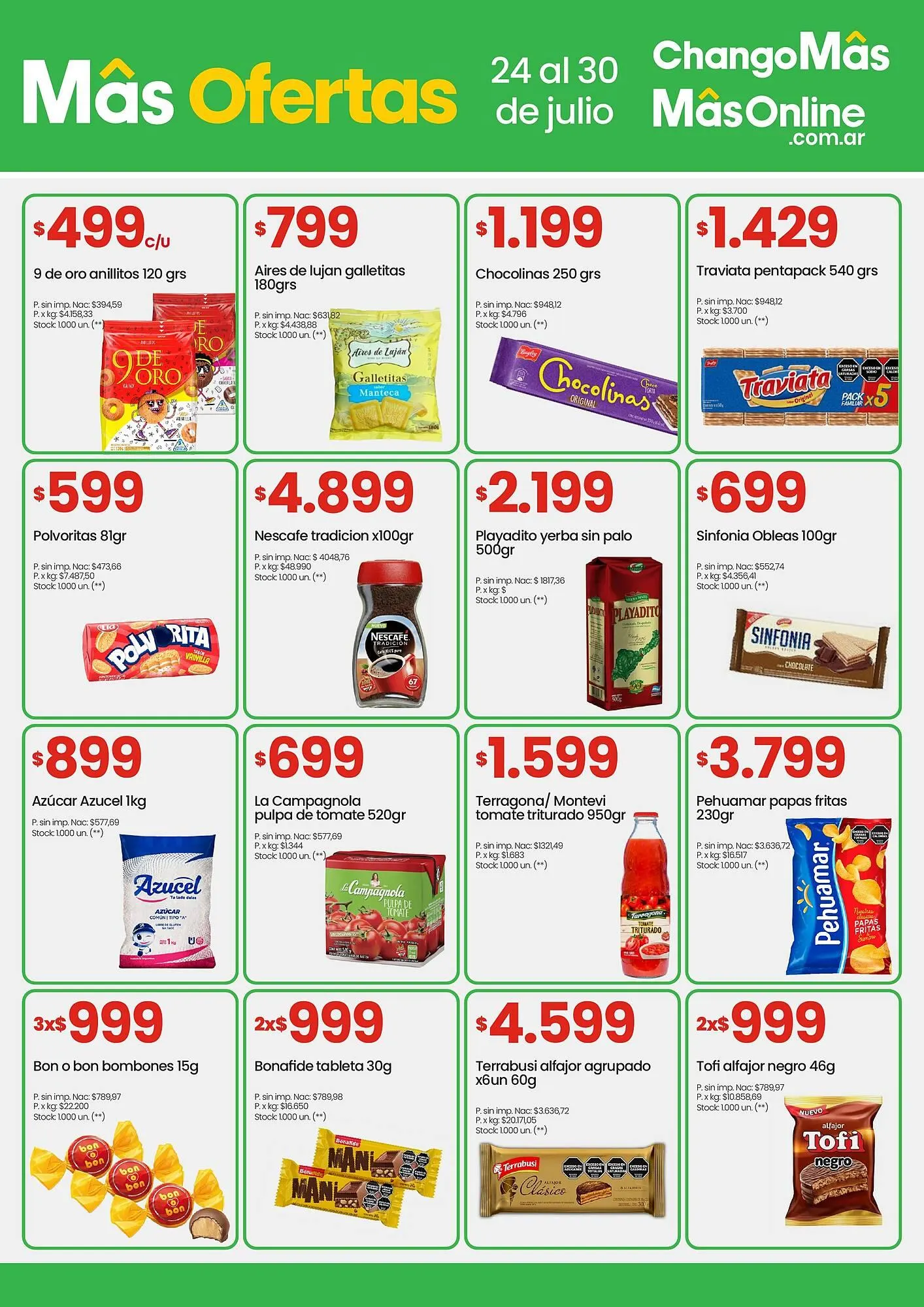 Ofertas de Catálogo Changomas 25 de julio al 30 de julio 2025 - Página 4 del catálogo