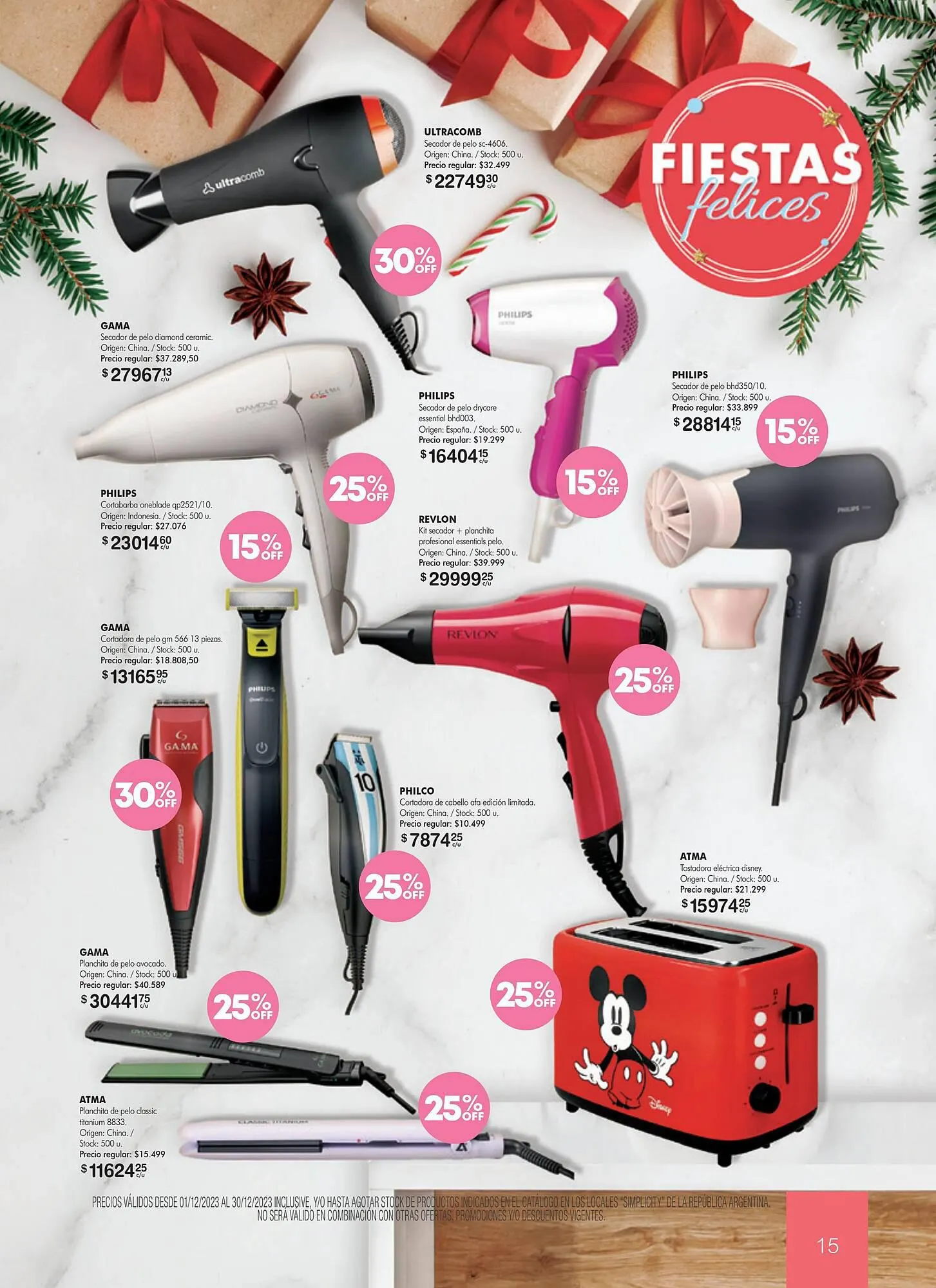 Ofertas de Catálogo Simplicity 1 de diciembre al 30 de diciembre 2023 - Página 15 del catálogo