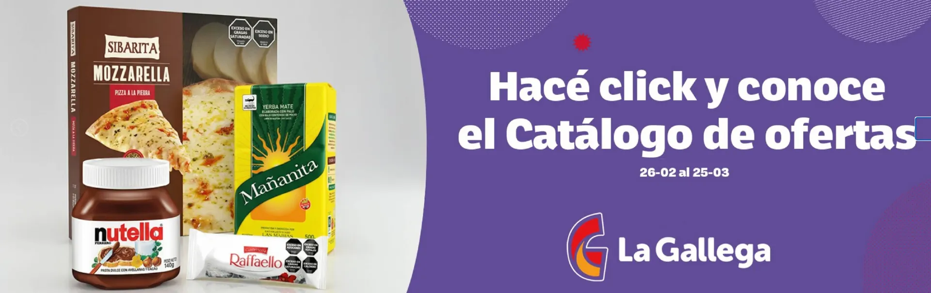 Ofertas de Catálogo La Gallega Supermercados 4 de marzo al 25 de marzo 2026 - Página 1 del catálogo