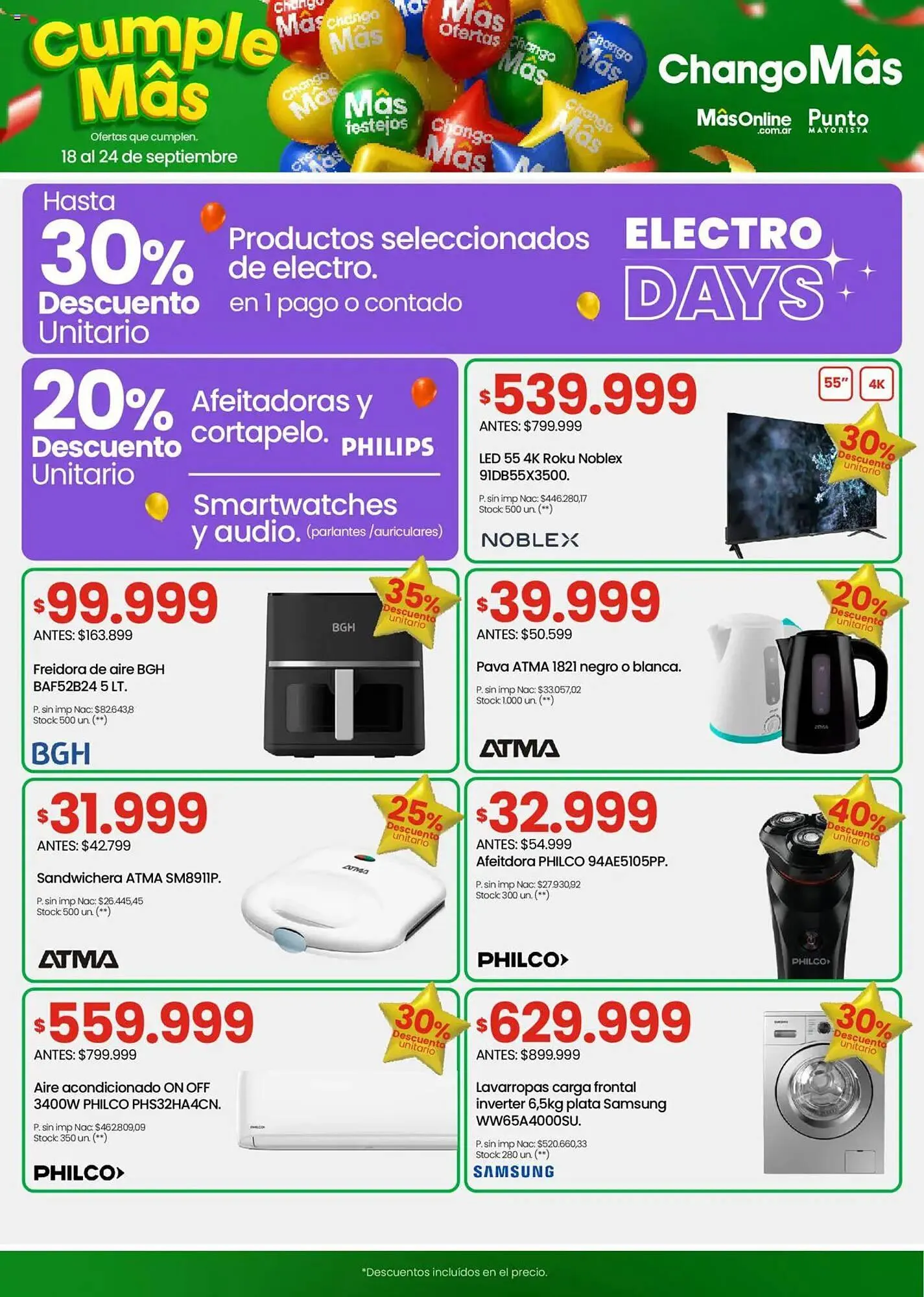 Ofertas de Catálogo Changomas 18 de septiembre al 24 de septiembre 2025 - Página 8 del catálogo