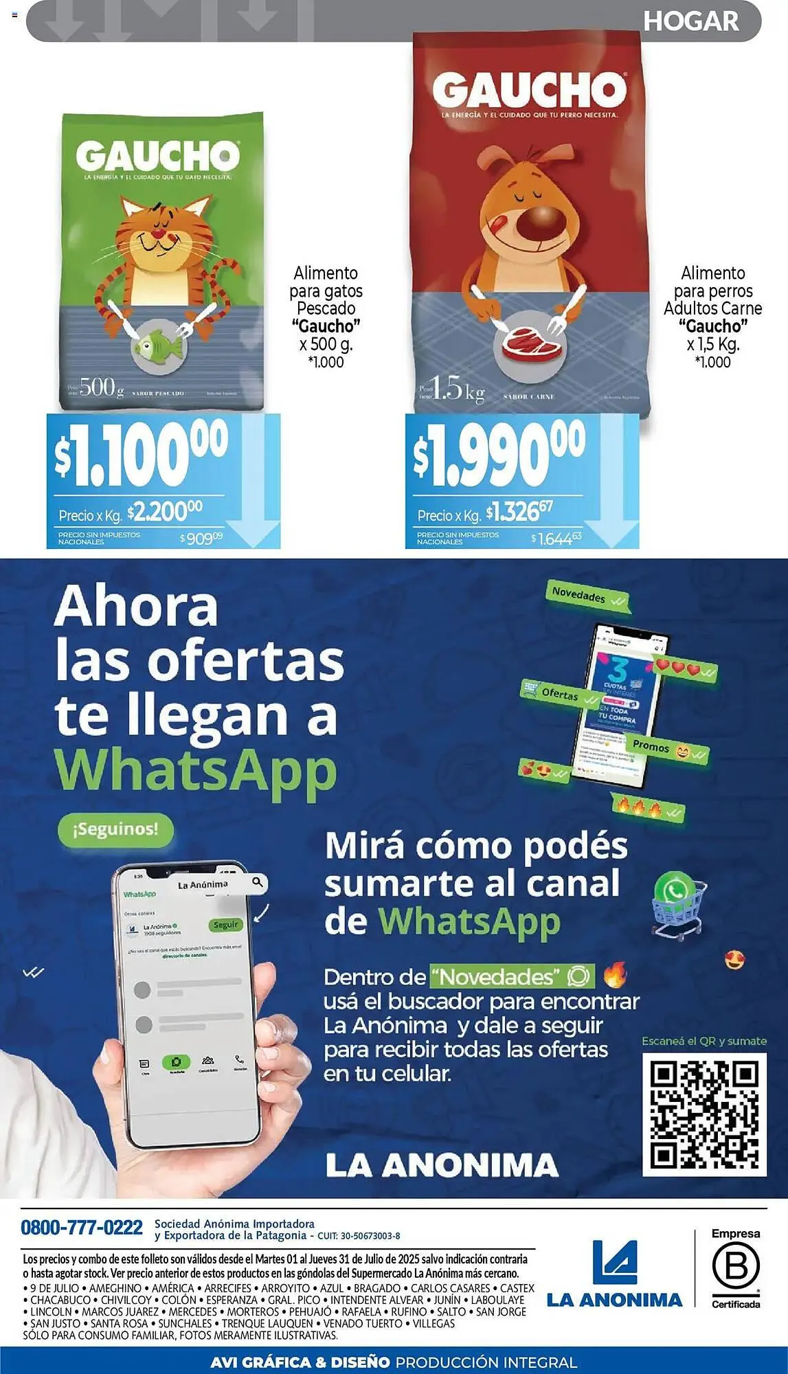 Ofertas de Catálogo La Anonima 1 de julio al 1 de agosto 2025 - Página 12 del catálogo