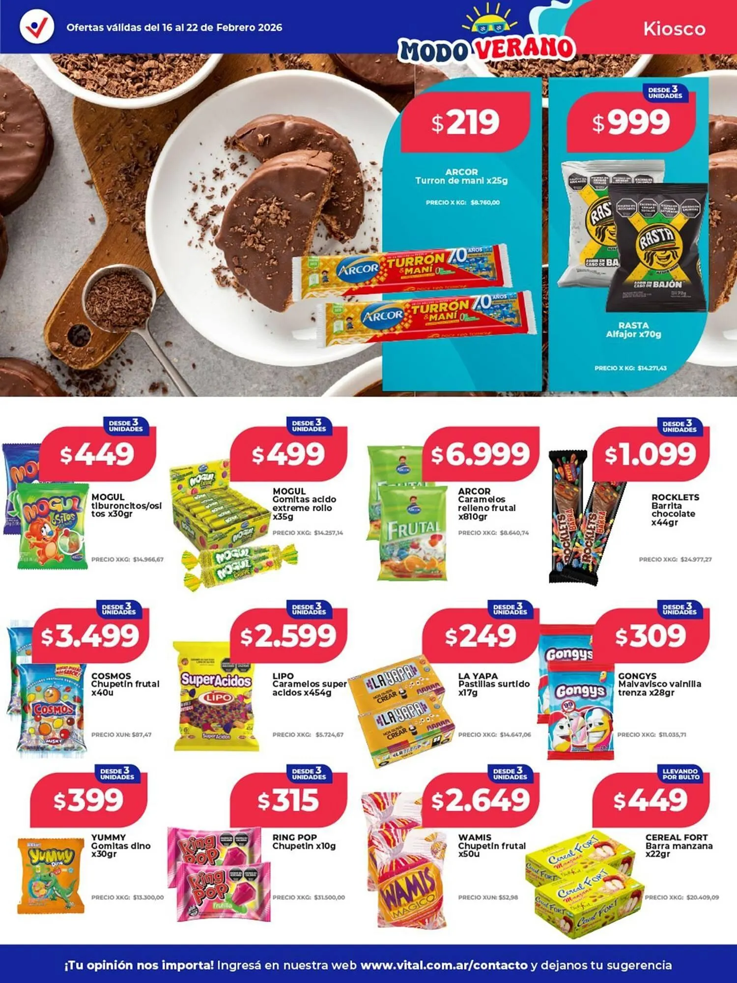 Ofertas de Catálogo Supermayorista Vital 16 de febrero al 22 de febrero 2026 - Página 11 del catálogo