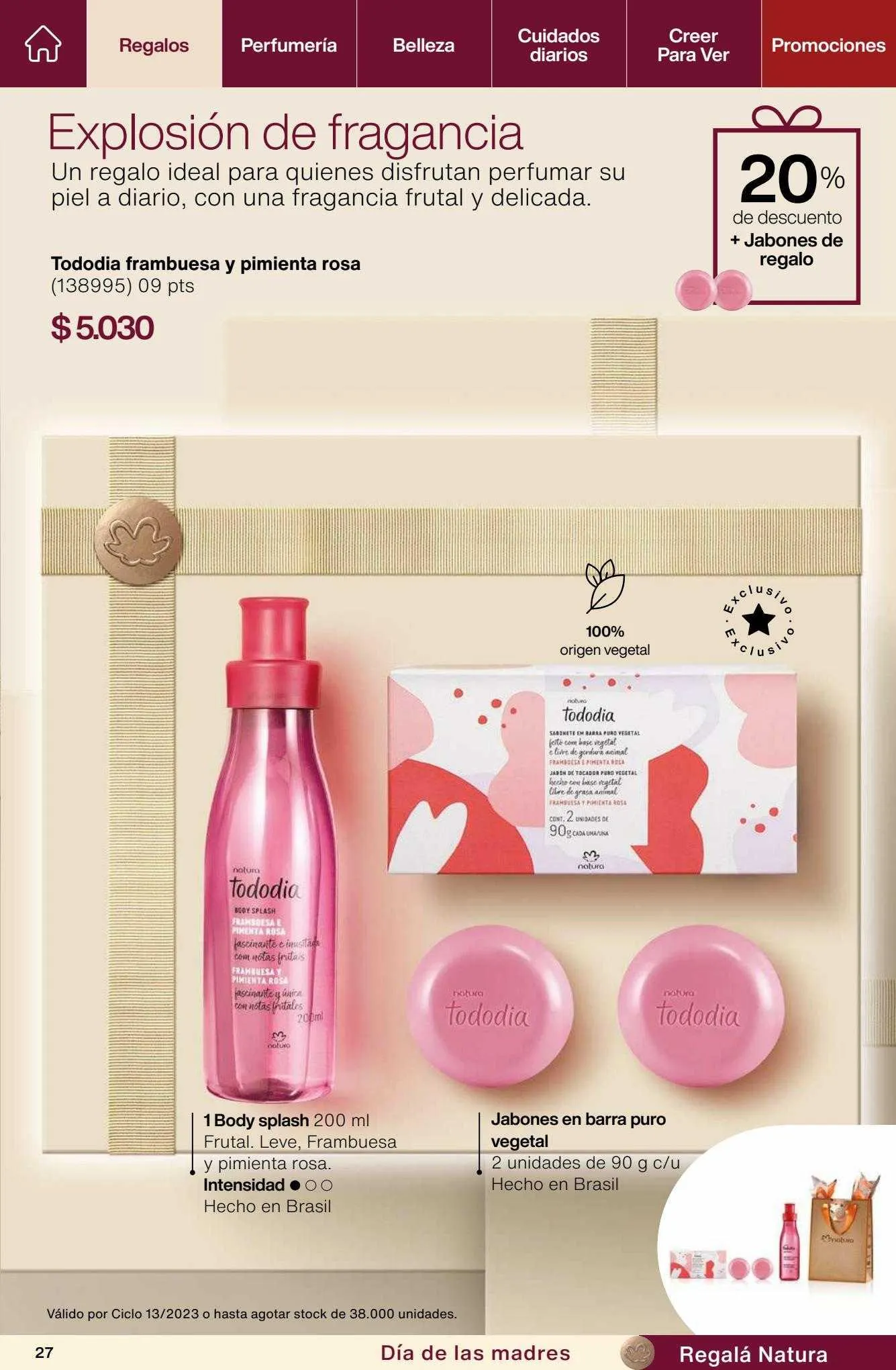 Ofertas de Catálogo Natura 7 de julio al 30 de septiembre 2023 - Página 27 del catálogo