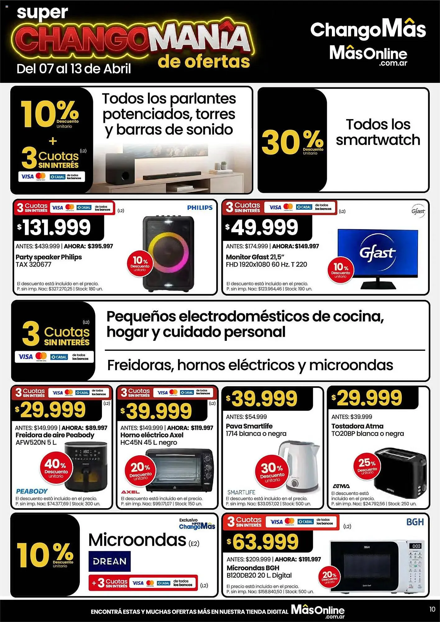 Ofertas de Catálogo Changomas 7 de abril al 14 de abril 2026 - Página 10 del catálogo