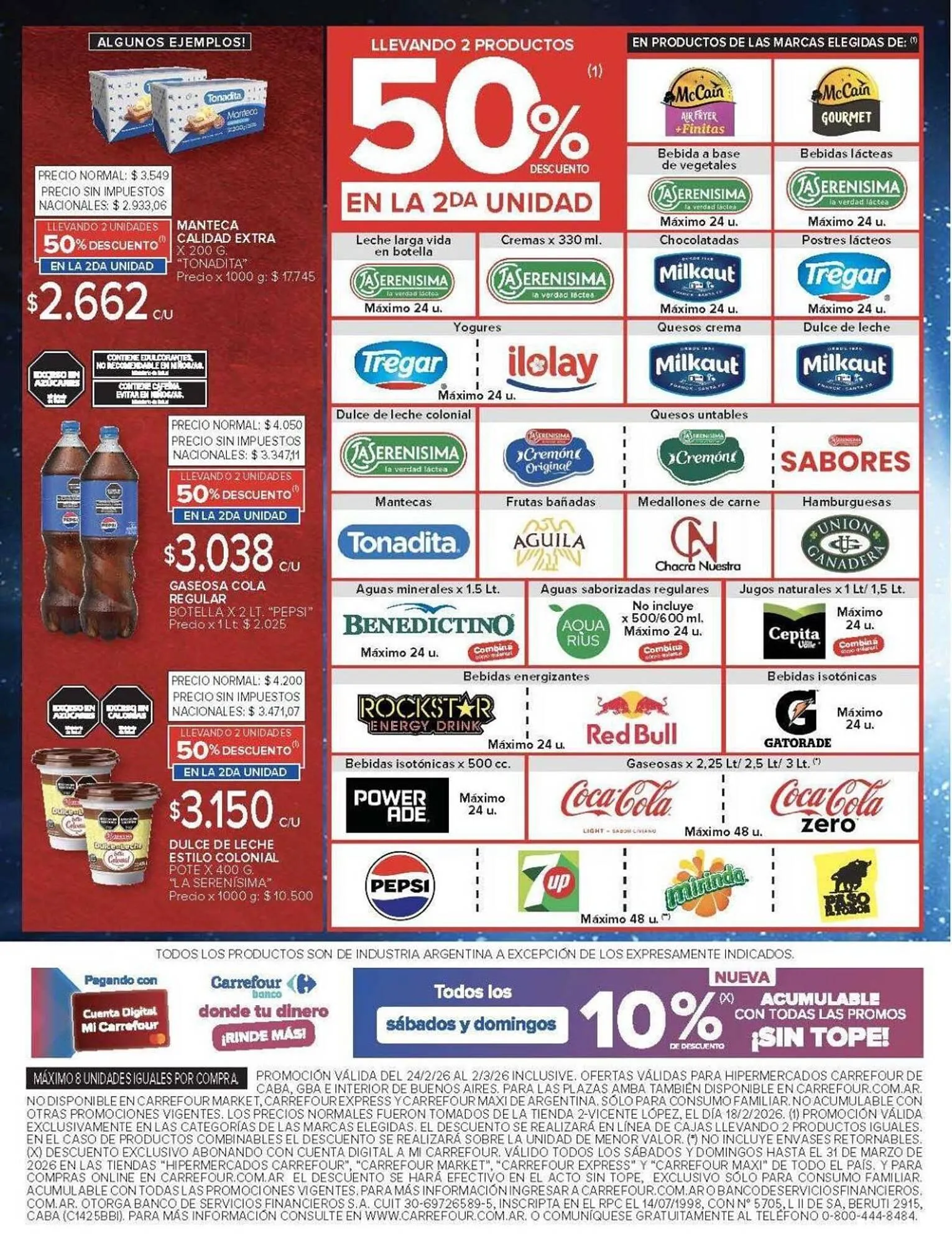 Ofertas de Catálogo Carrefour 24 de febrero al 2 de marzo 2026 - Página 6 del catálogo