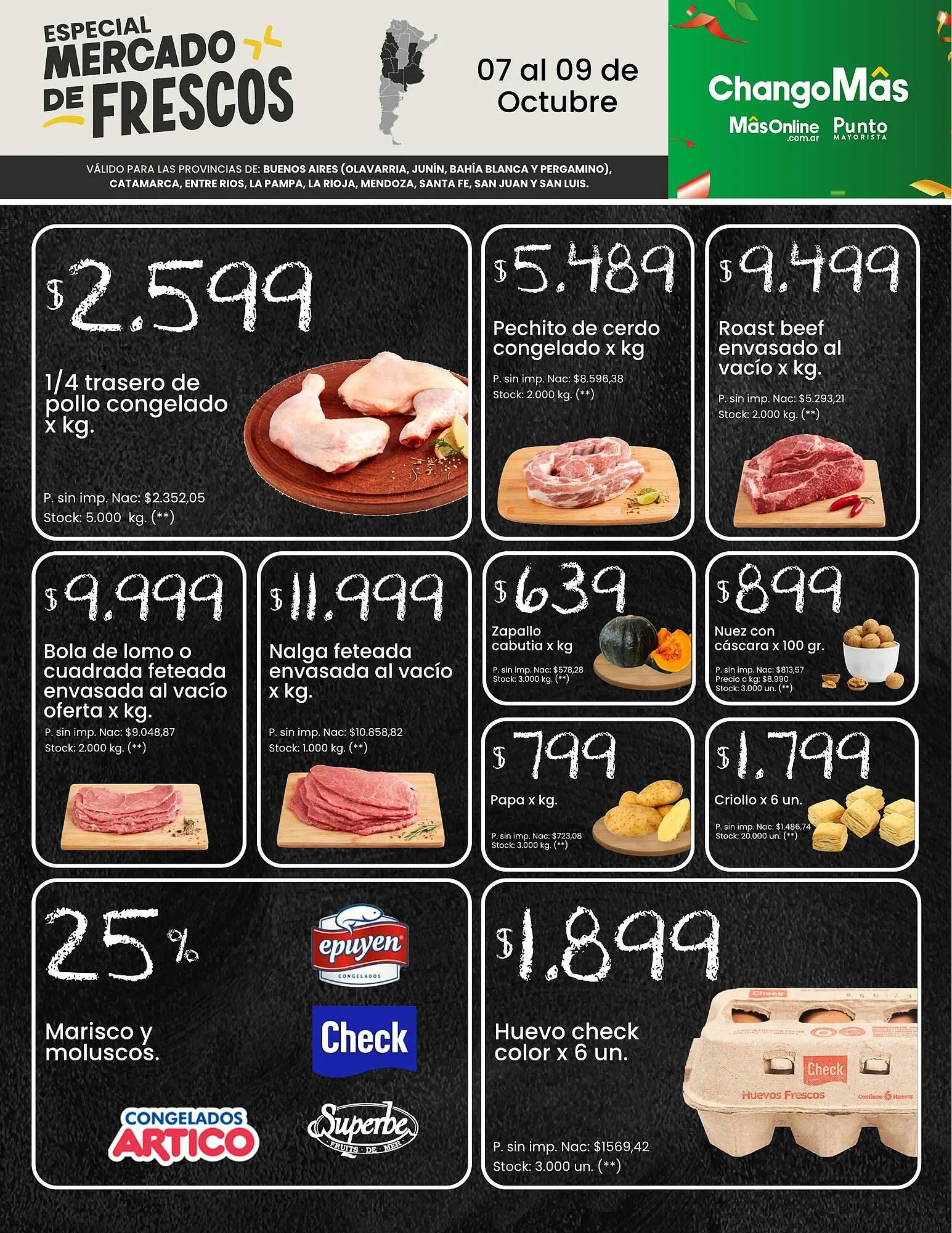 Ofertas de Catálogo Changomas 7 de octubre al 9 de octubre 2025 - Página 1 del catálogo