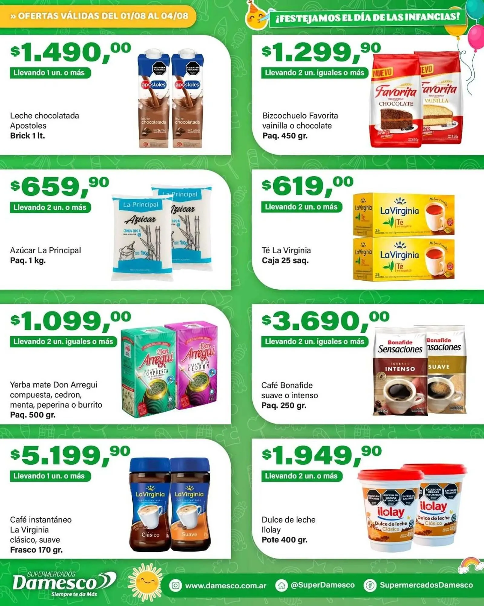 Ofertas de Catálogo Supermercados Damesco 1 de agosto al 4 de agosto 2025 - Página 5 del catálogo