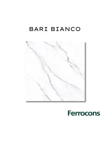 ALBERDI PORCELANATO BARI BIANCO REC 80X80 1RA