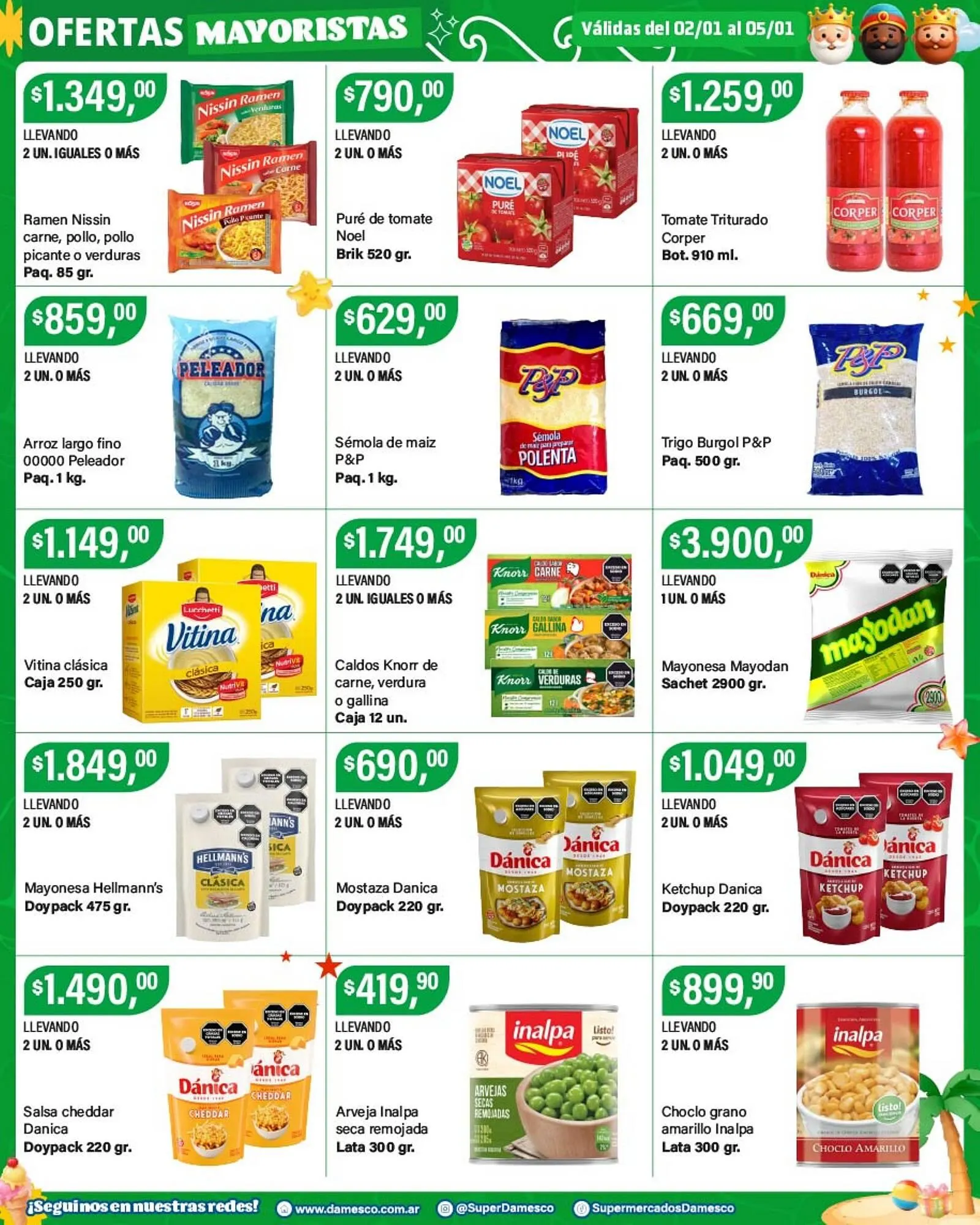Ofertas de Catálogo Supermercados Damesco 2 de enero al 5 de enero 2026 - Página 3 del catálogo