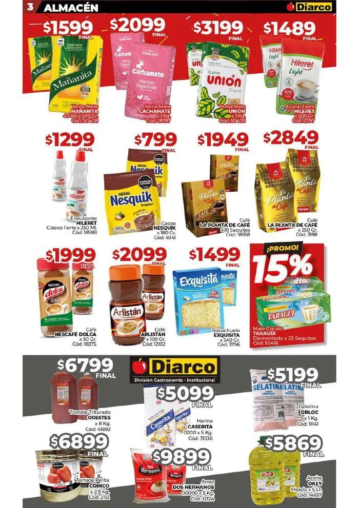 Ofertas de Diarco Ofertas Interior 4 de junio al 9 de junio 2024 - Página 3 del catálogo