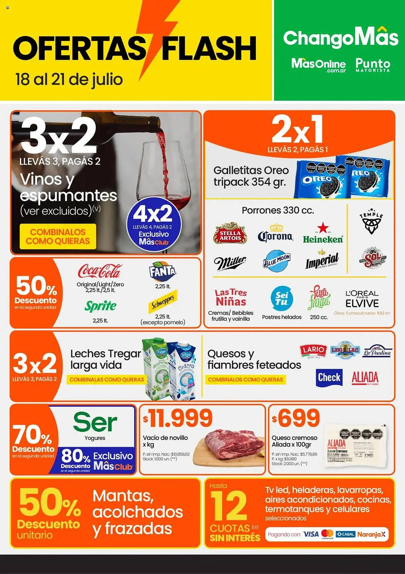 Ofertas de Catálogo Changomas 18 de julio al 21 de julio 2025 - Página 1 del catálogo