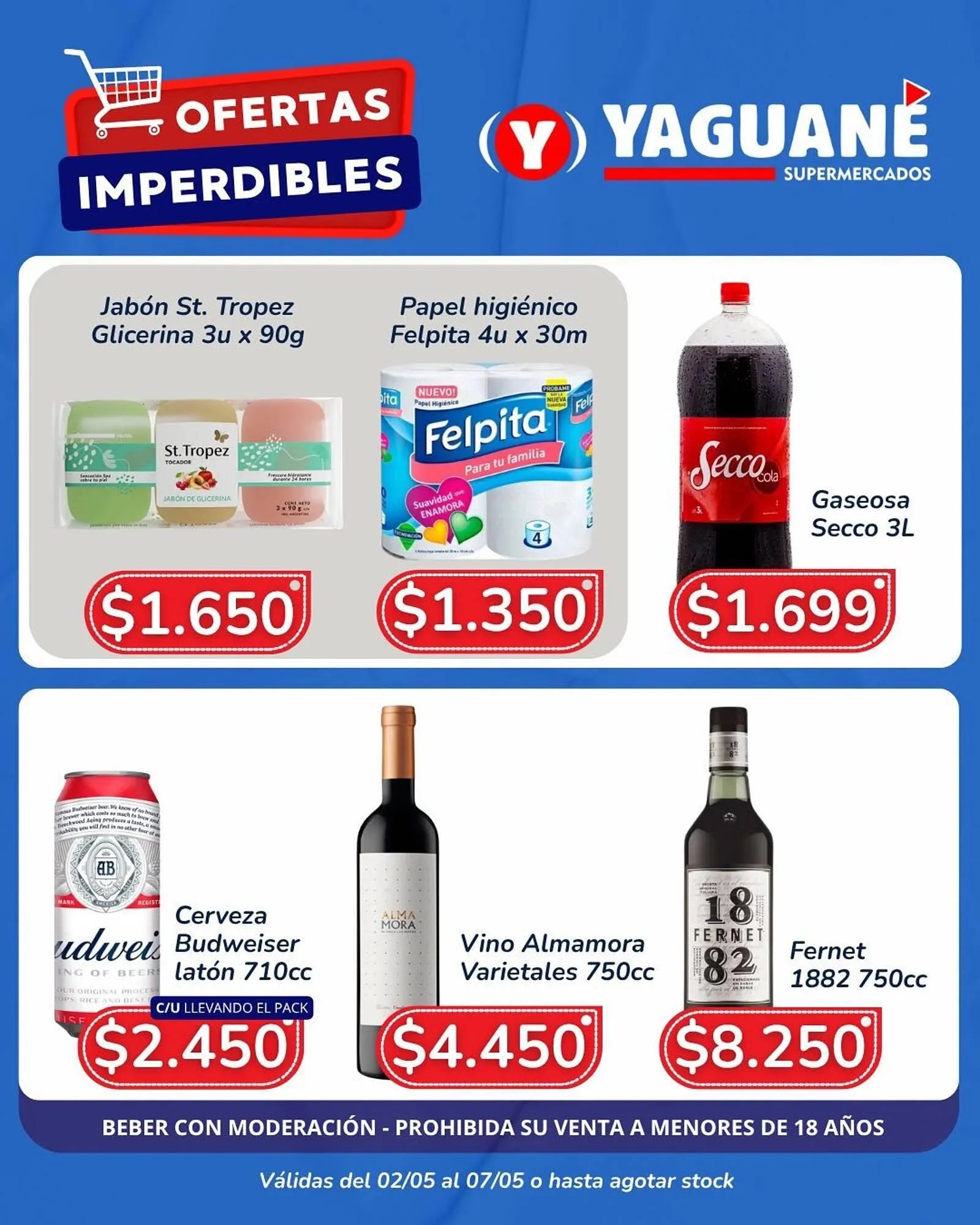 Ofertas de Catálogo Yaguane Supermercados 4 de mayo al 7 de mayo 2026 - Página 3 del catálogo