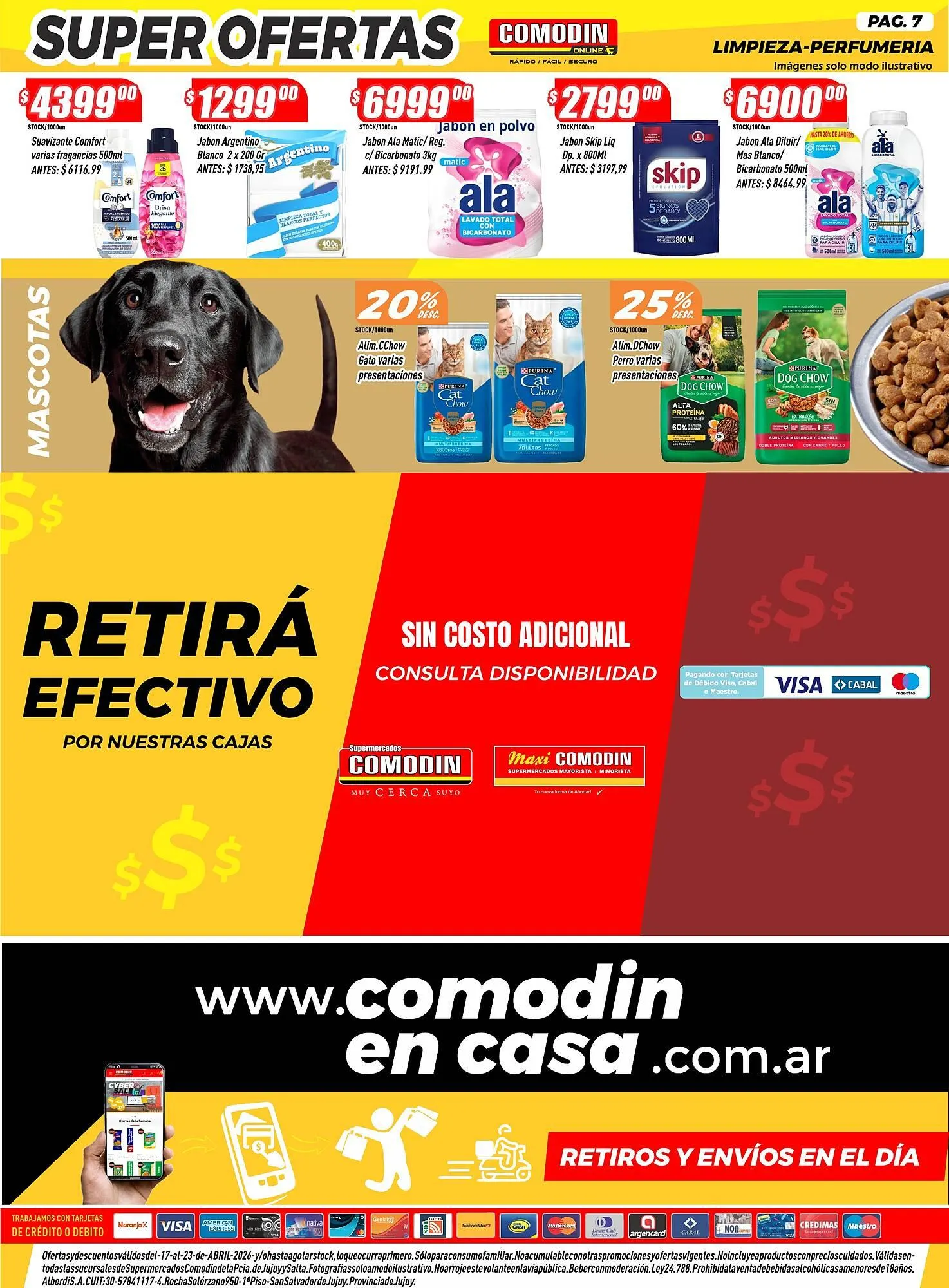 Ofertas de Catálogo Supermercados Comodin 17 de abril al 23 de abril 2026 - Página 7 del catálogo