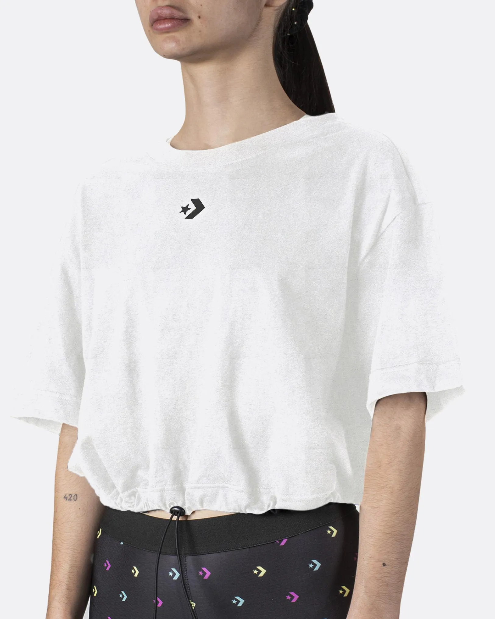 STAR CHEVRON LACES TEE