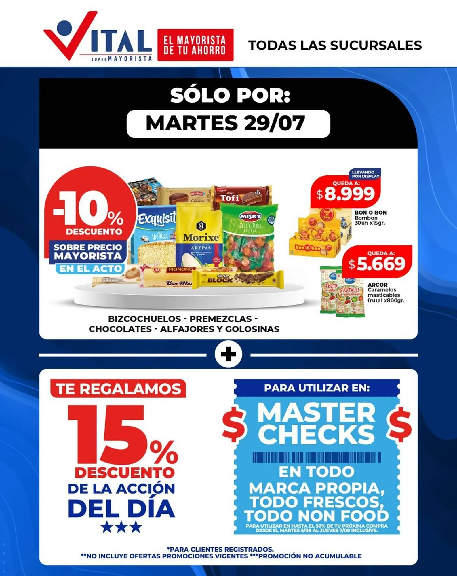 Ofertas de Catálogo Supermayorista Vital 29 de julio al 7 de agosto 2025 - Página 1 del catálogo