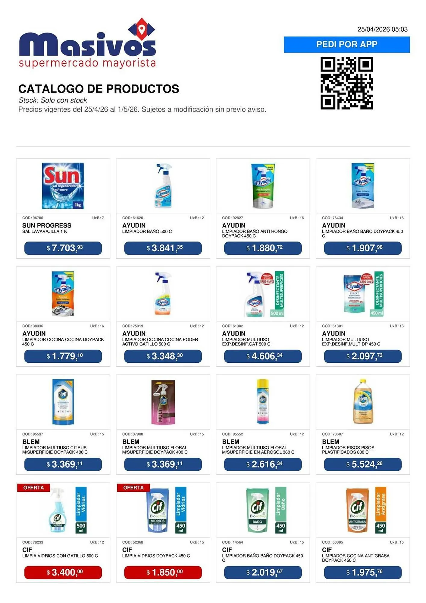 Ofertas de Catálogo Masivos 25 de abril al 1 de mayo 2026 - Página 85 del catálogo