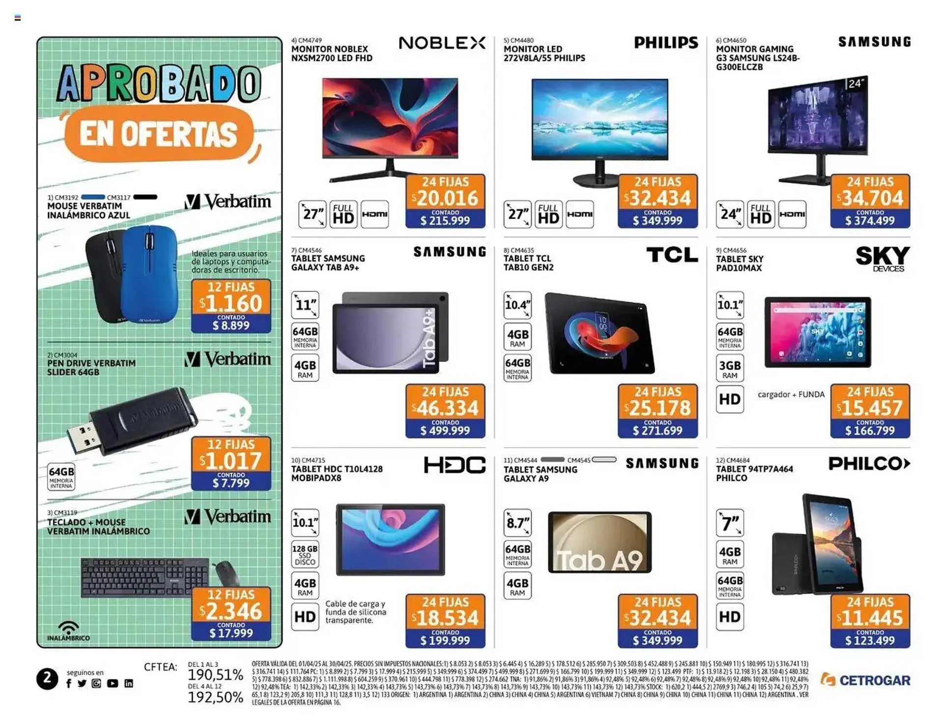 Ofertas de Catálogo Cetrogar 1 de abril al 30 de abril 2025 - Página 2 del catálogo