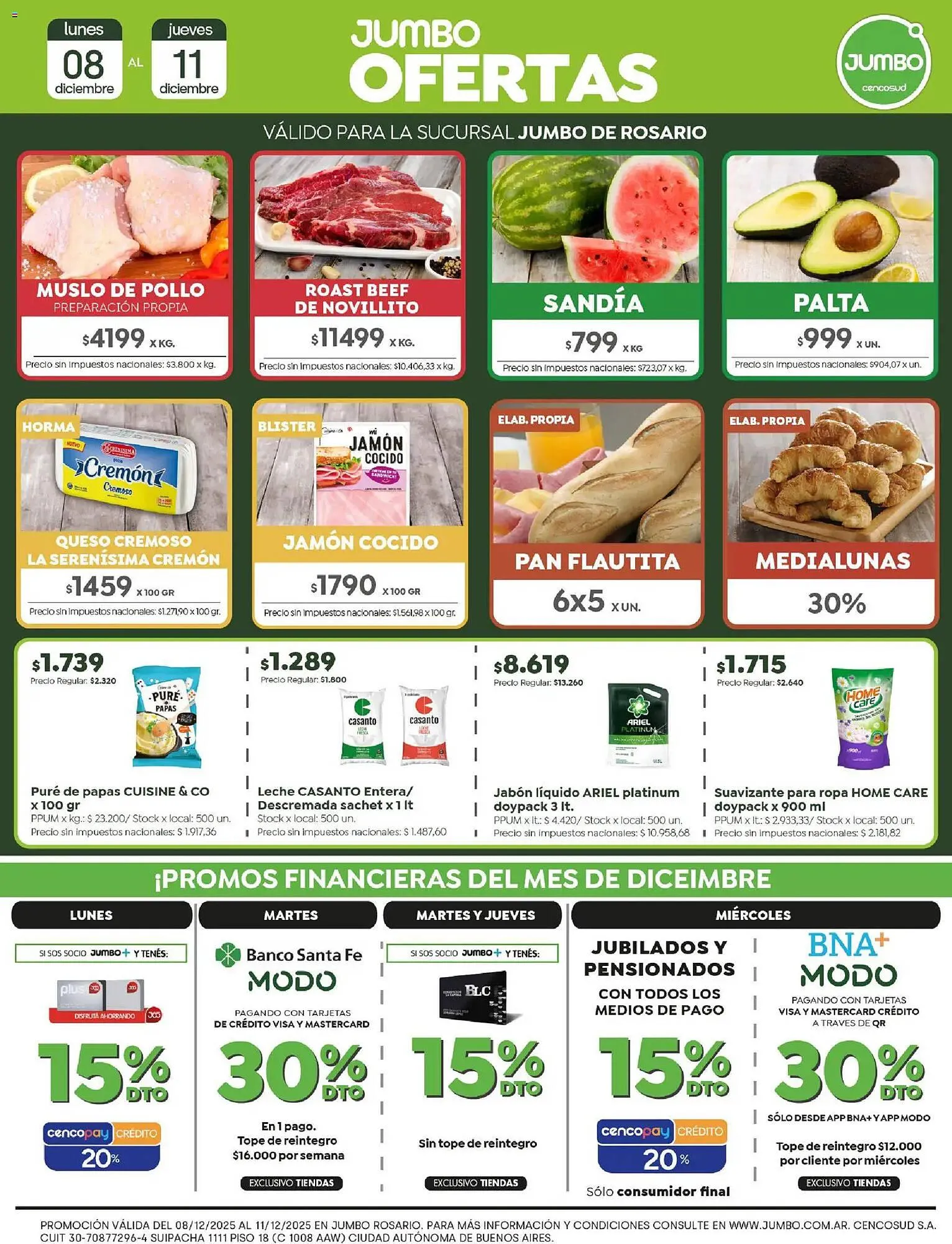 Ofertas de Catálogo Jumbo 8 de diciembre al 11 de diciembre 2025 - Página 1 del catálogo