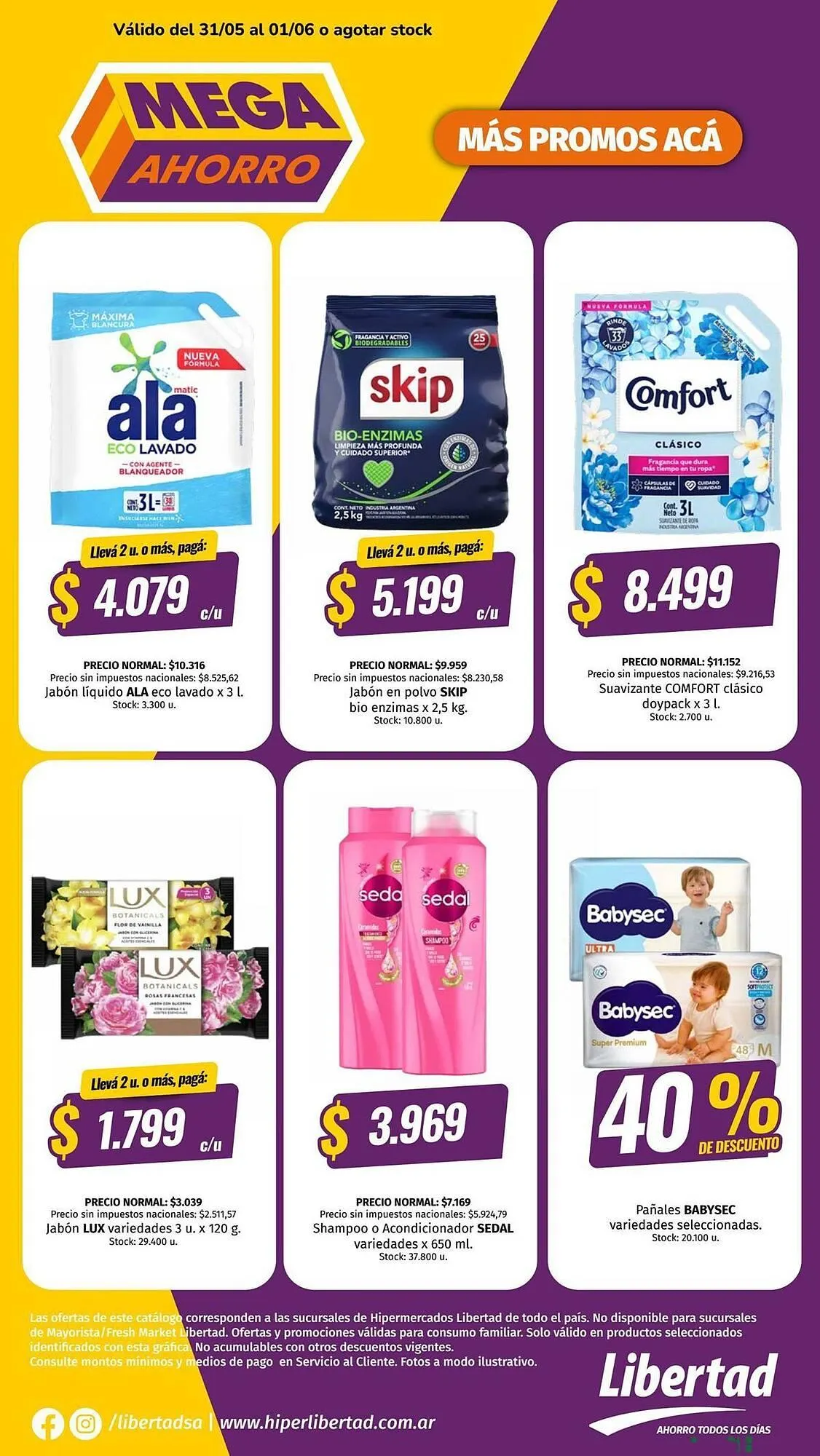 Ofertas de Catálogo Hipermercado Libertad 31 de mayo al 1 de junio 2025 - Página 2 del catálogo