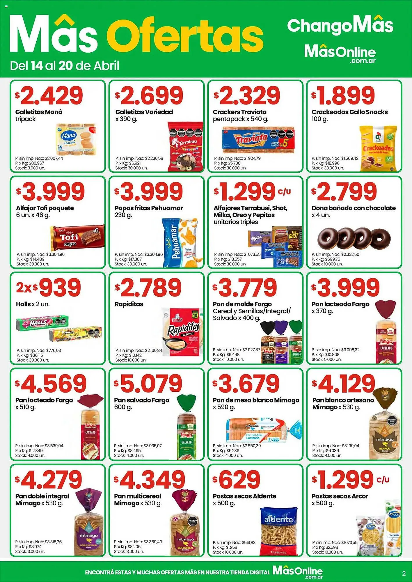 Ofertas de Catálogo Changomas 14 de abril al 20 de abril 2026 - Página 2 del catálogo