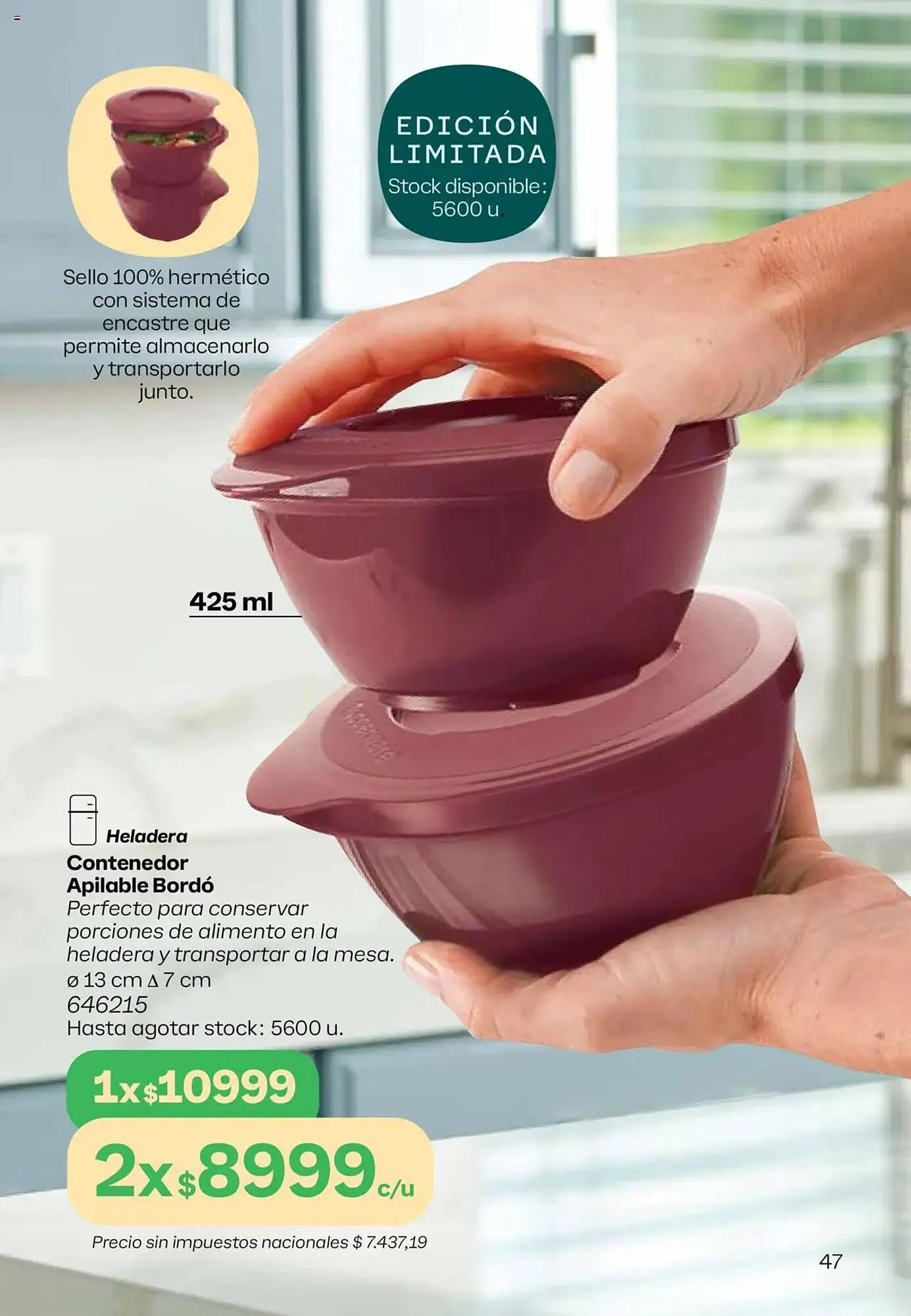 Ofertas de Catálogo Tupperware 29 de mayo al 12 de junio 2025 - Página 48 del catálogo